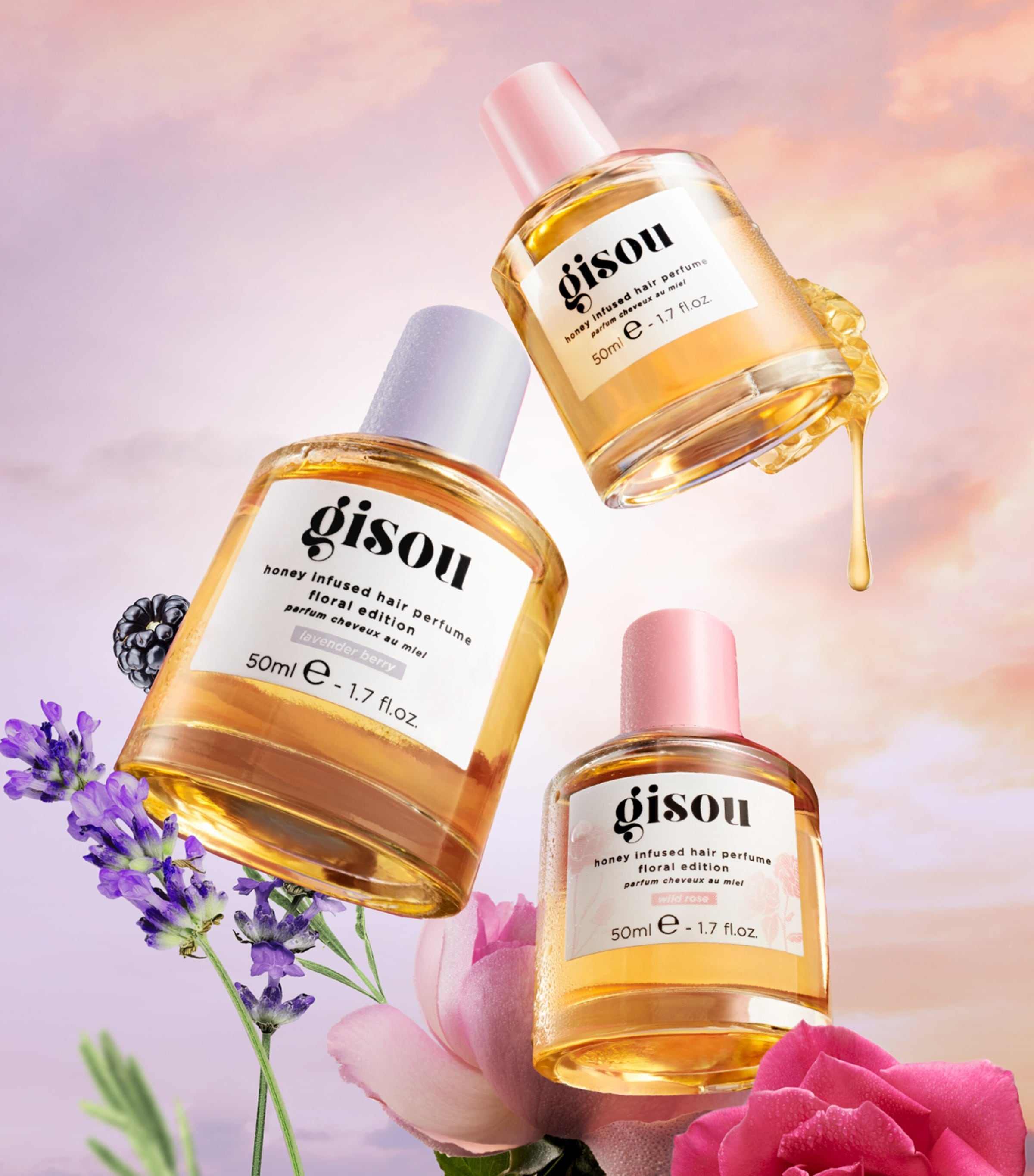 Gisou Honey Infused Hair Perfume (50ml) NO COLOUR Image 5