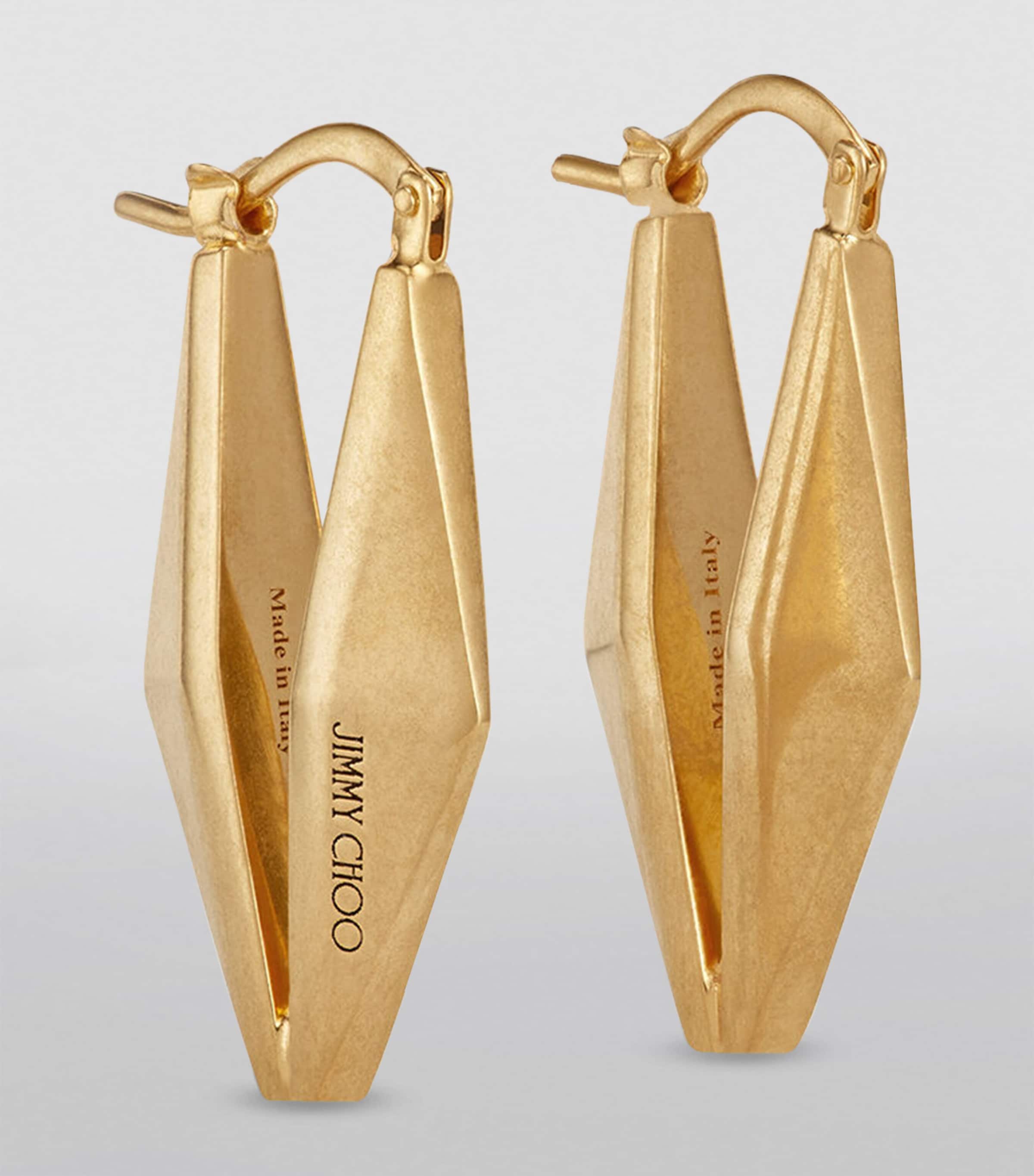 アクセサリー JIMMY CHOO Diamond Chain Earring A258019 Gold-Finish Diamond Chain Earrings | Diamond | Jewellery