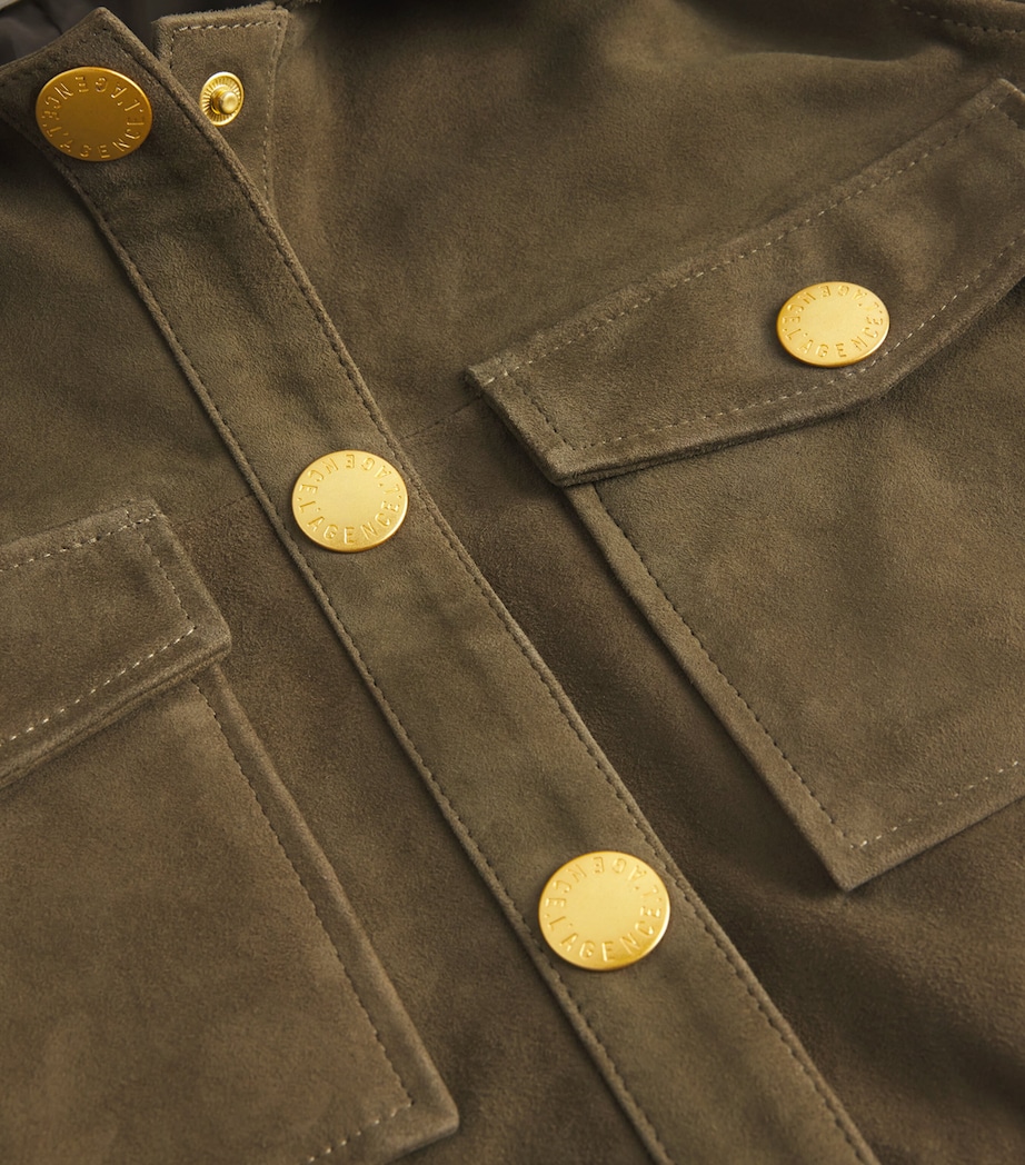 Suede Ishani Jacket OLIVE OLVE Image 5