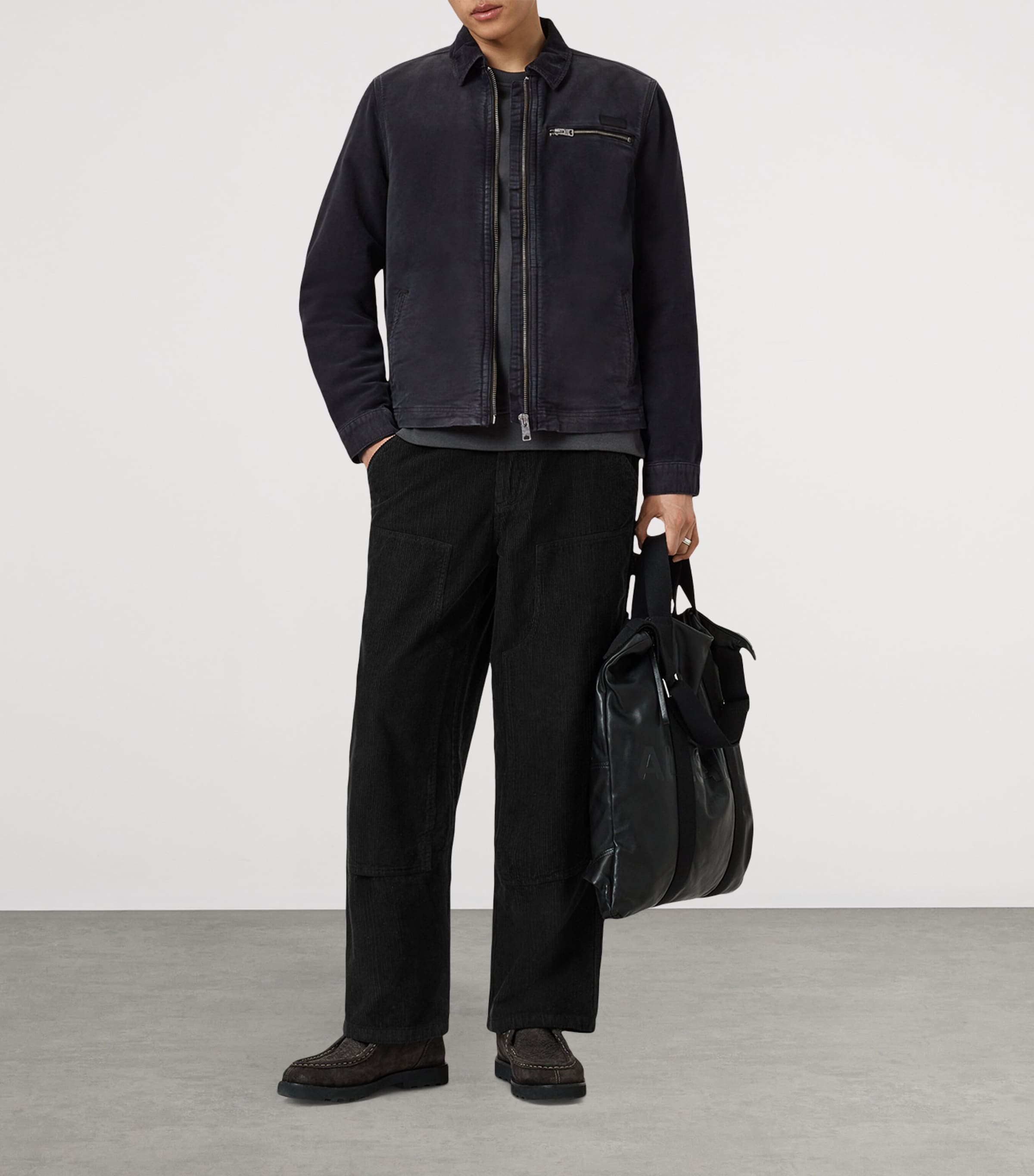 Corduroy-Trim Rothwell Jacket ONYX BLACK Image 6