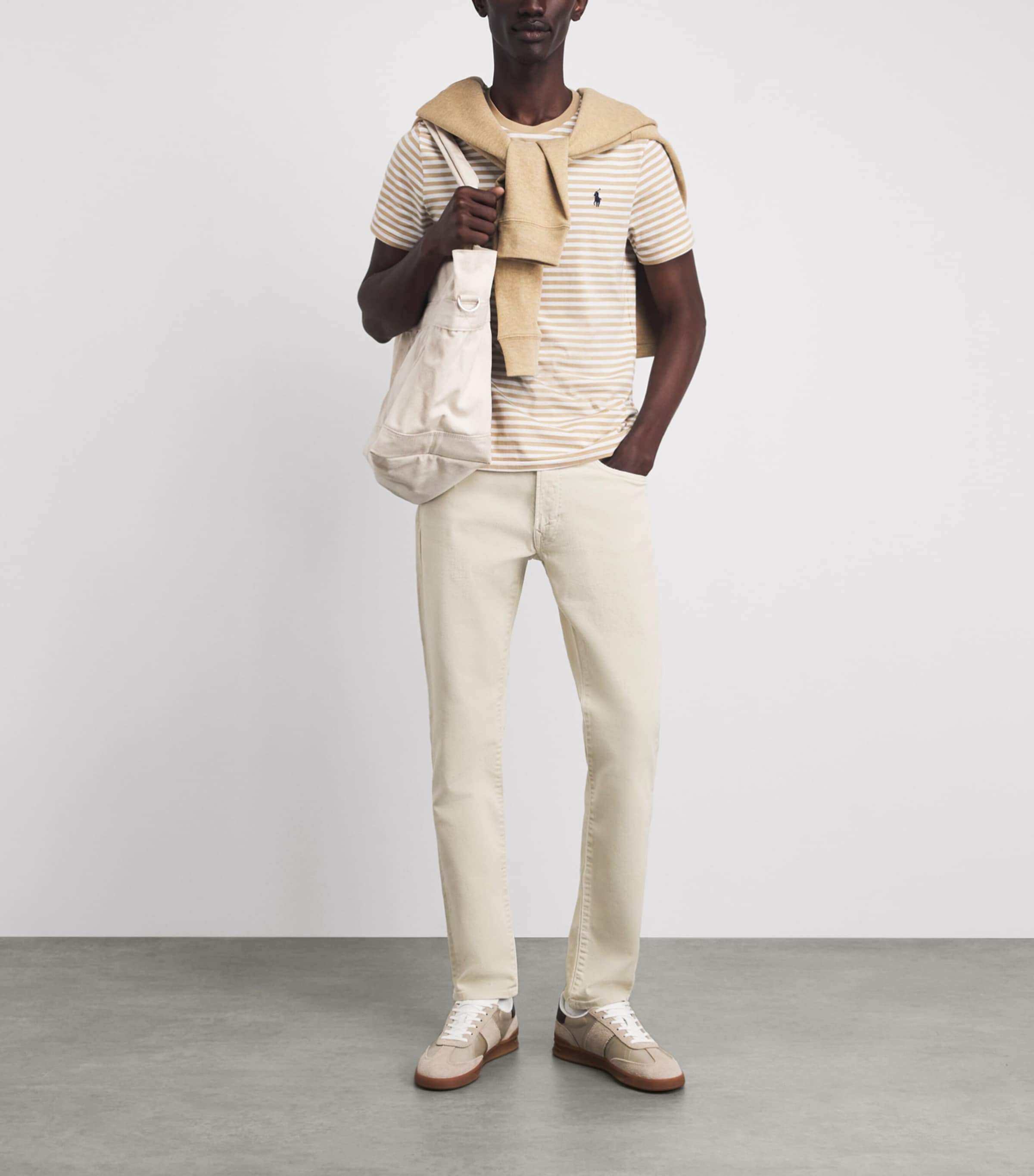 Polo Ralph Lauren Mens Sullivan Slim Jeans Hillstone New Stone Image 2