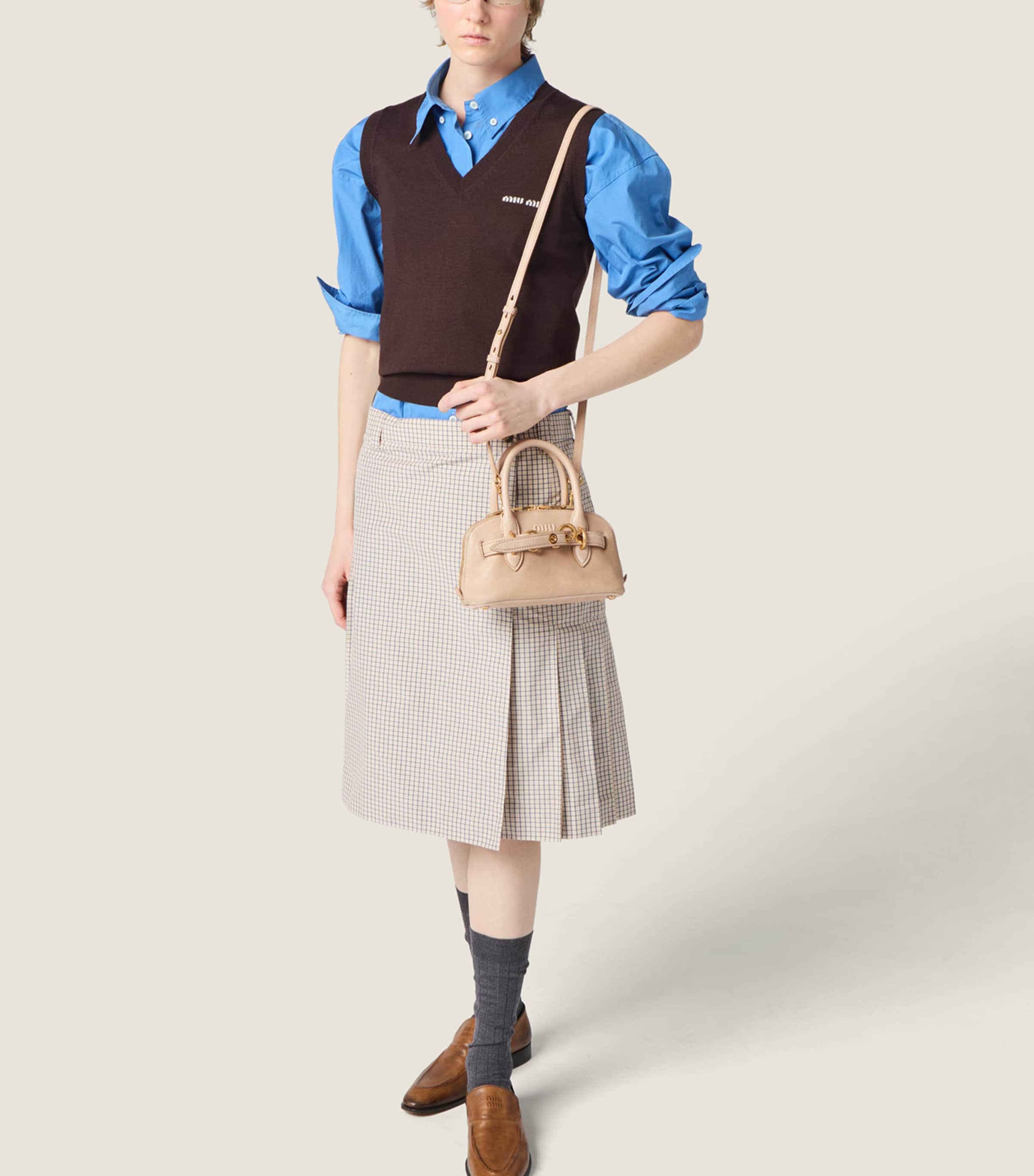 Mini Nappa Leather Aventure Top-Handle Bag F0065 Image 8