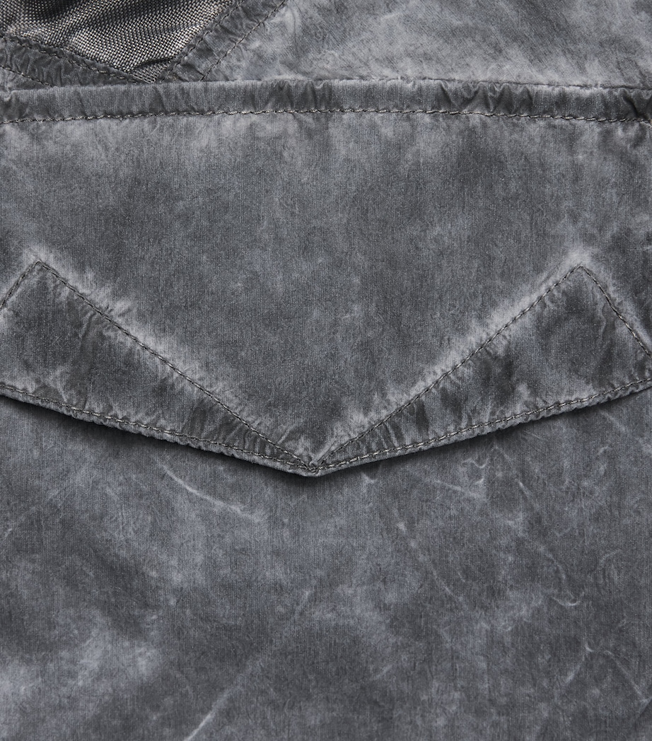 Stone Island Mens Smerigliato Nylon Overshirt Image 6