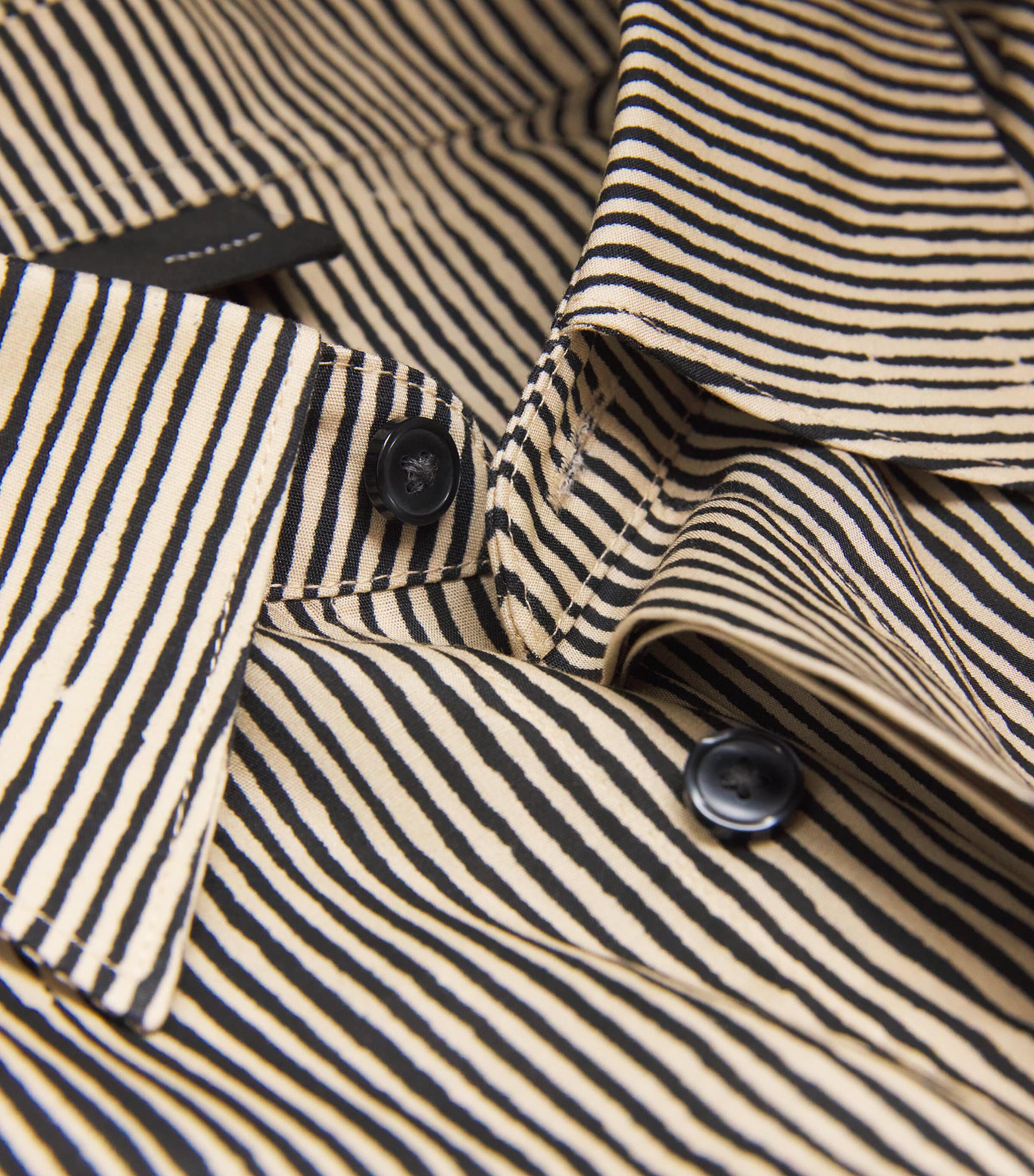 Emporio Armani Mens Stripe Long-Sleeve Shirt Image 6