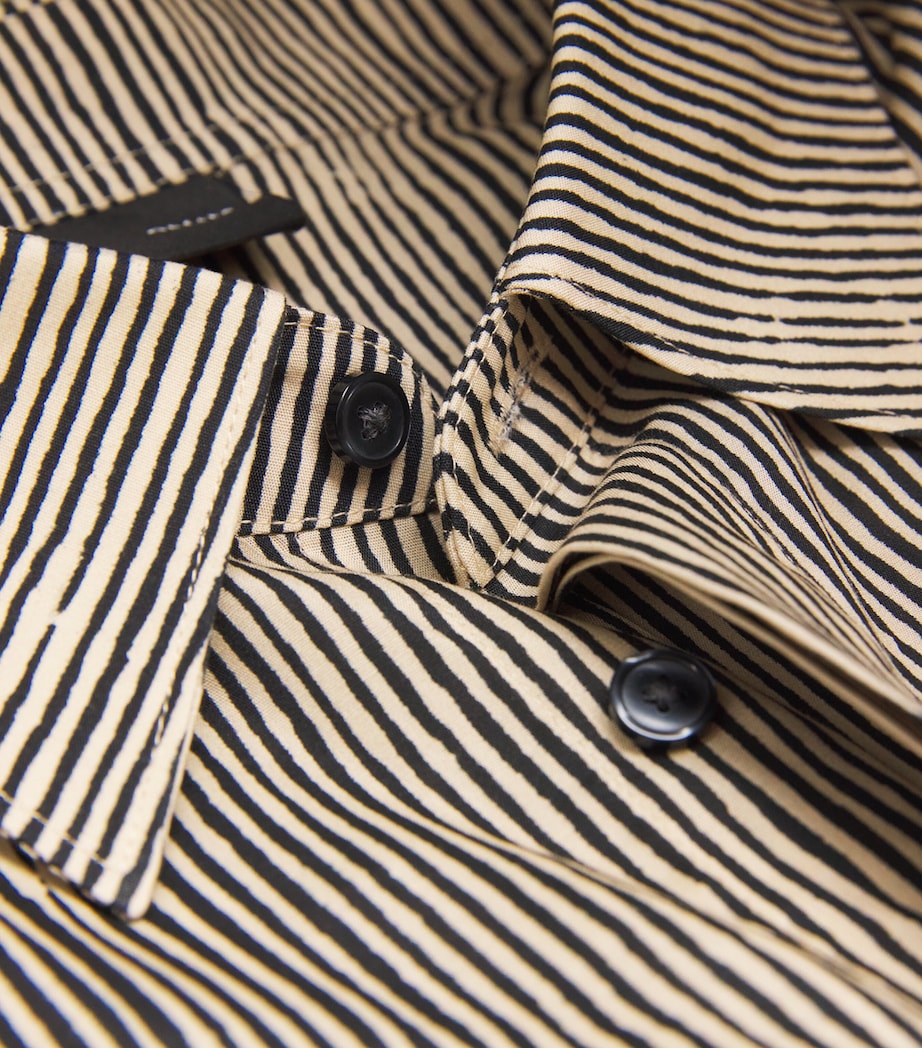 Emporio Armani Mens Stripe Long-Sleeve Shirt Image 6