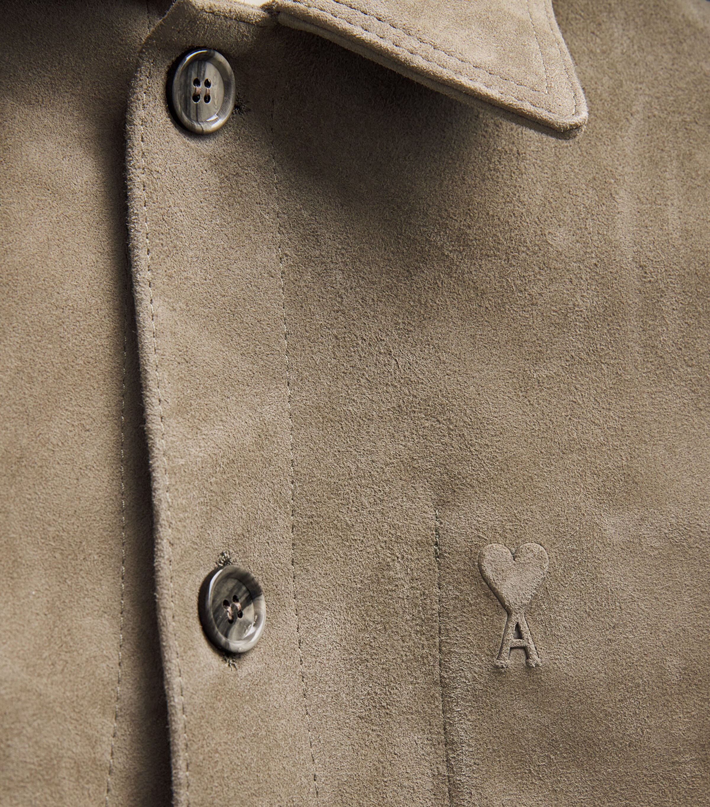 Suede Logo Jacket CENDRE/0952 Image 5