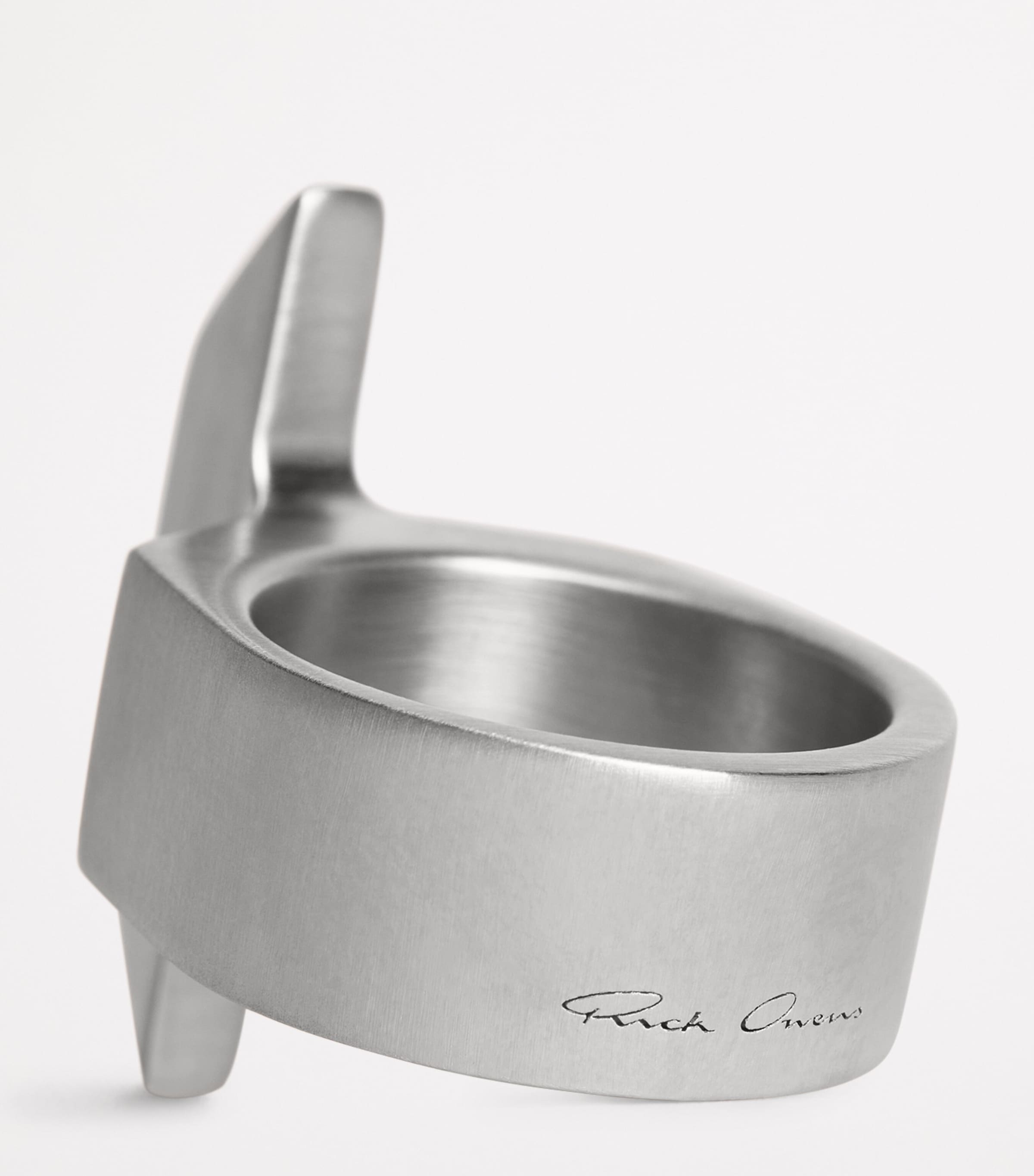 Rick Owens Trapezoid Ring | Harrods UK