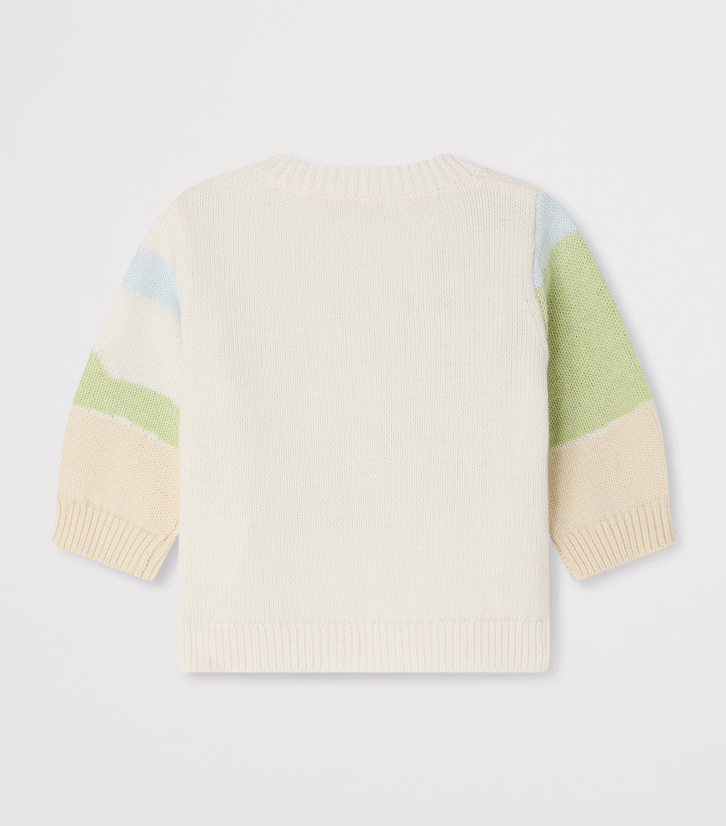 Cotton-Blend Chick Sweater (6-18 Months) JAUNE Image 2