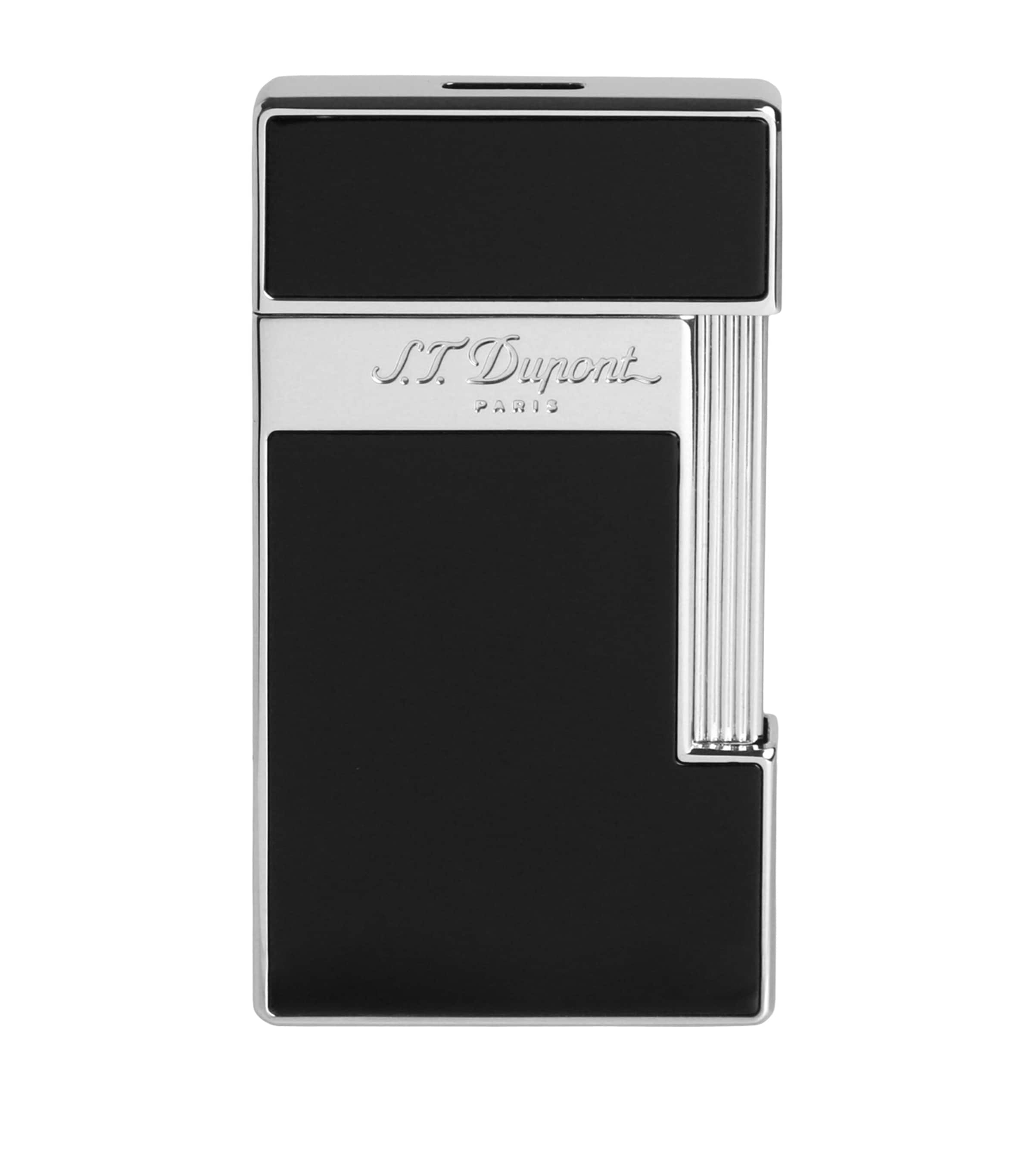 St Dupont S. T. Dupont Lacquered Slimmy Lighter In Silver