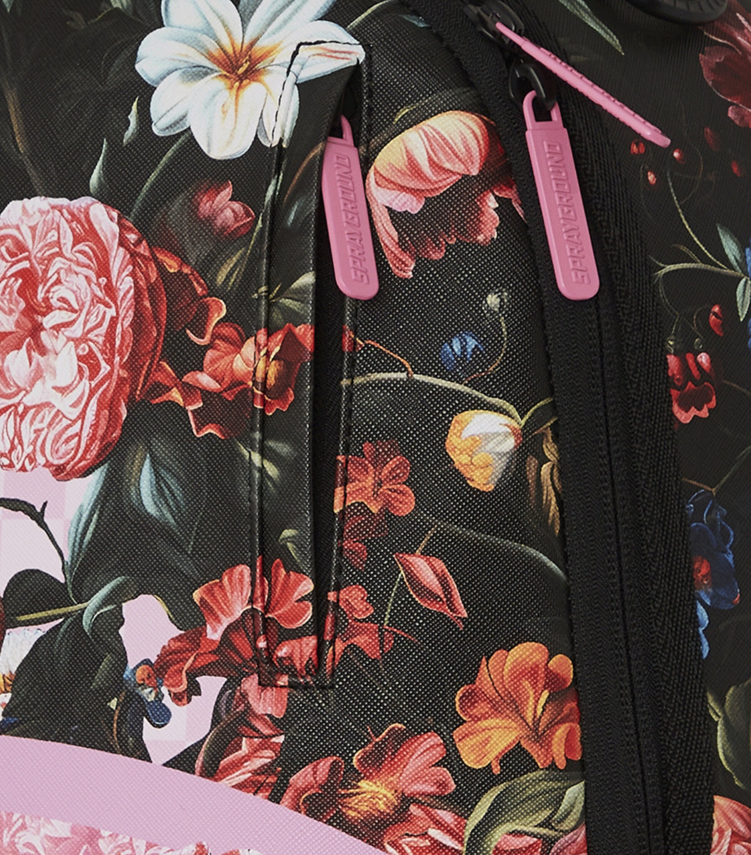 Pink Flowers Backpack PINK Image 7