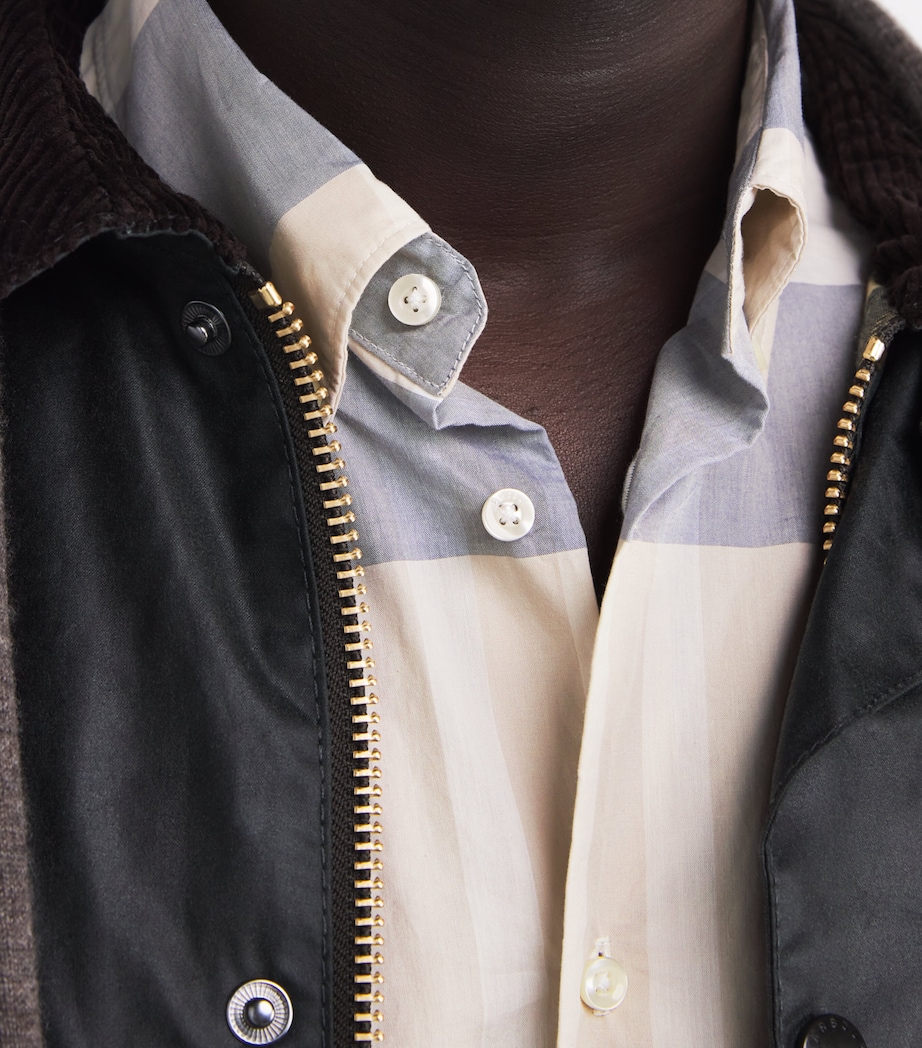 Cotton Harris Tailored Shirt OBAN MIST TARTANTN41 Image 6