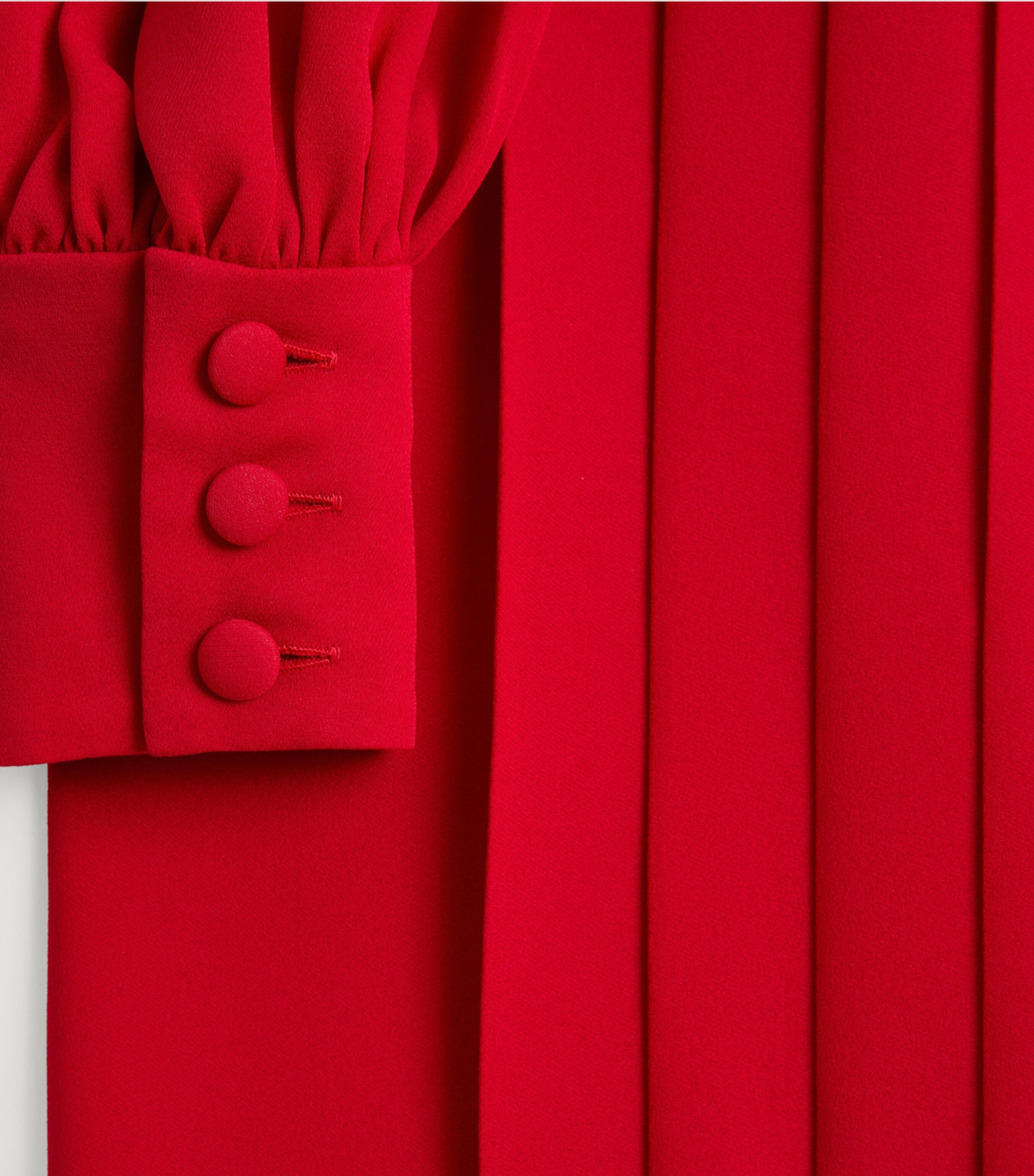 Silk Maxi Shirt Dress R9M Image 10