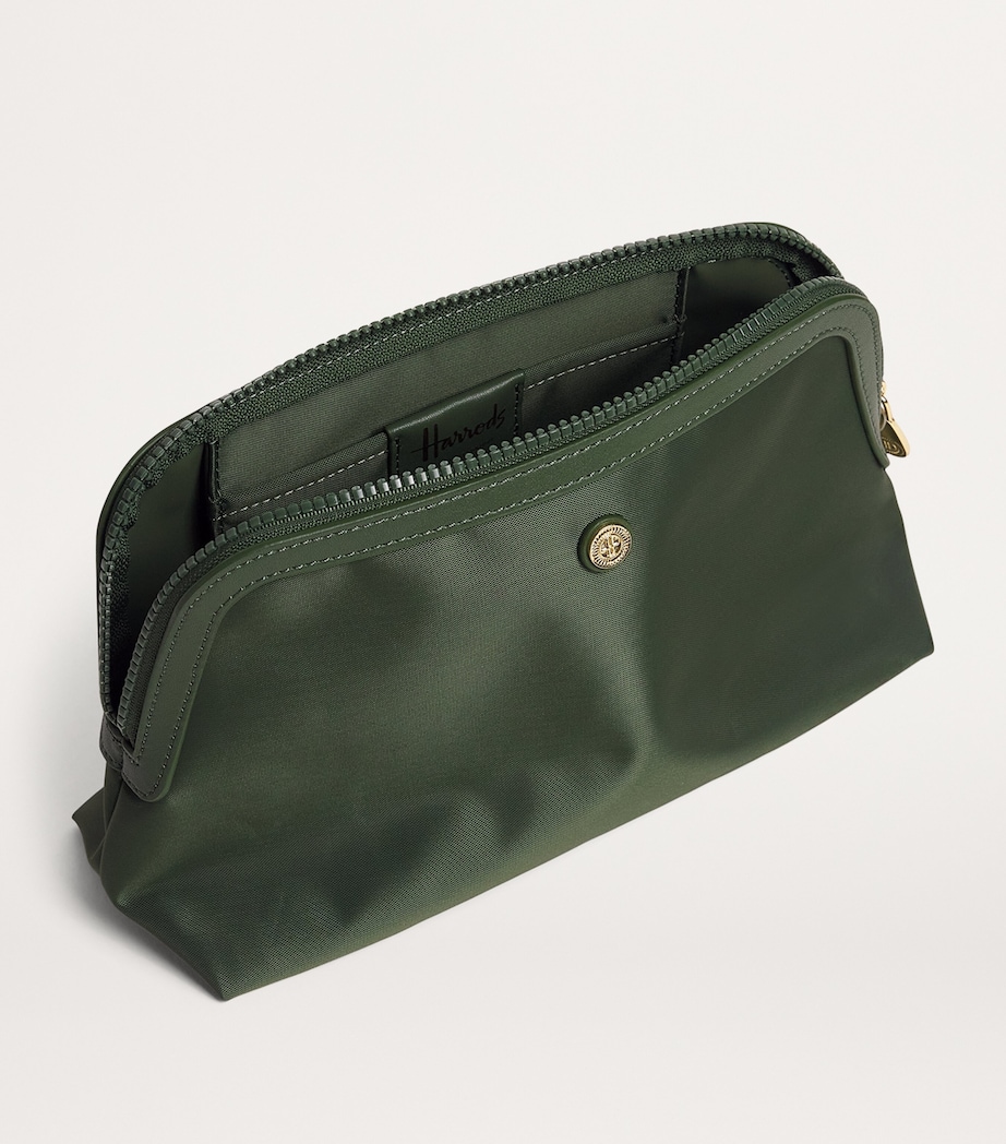Large Nylon Wash Bag GREEN Image 2