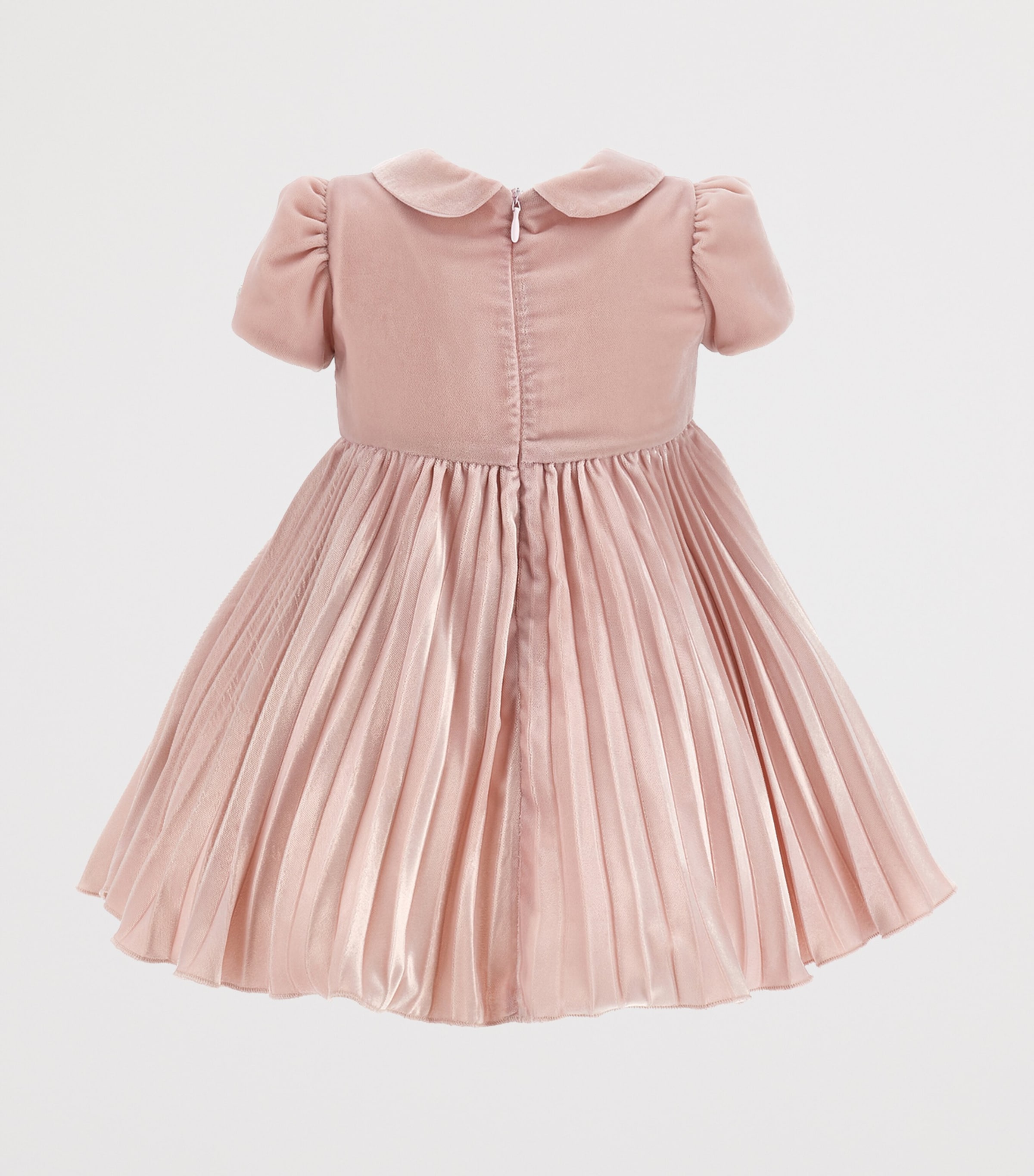 Velvet Rose Dress (3-36 Months) ROSA CHIARO Image 3