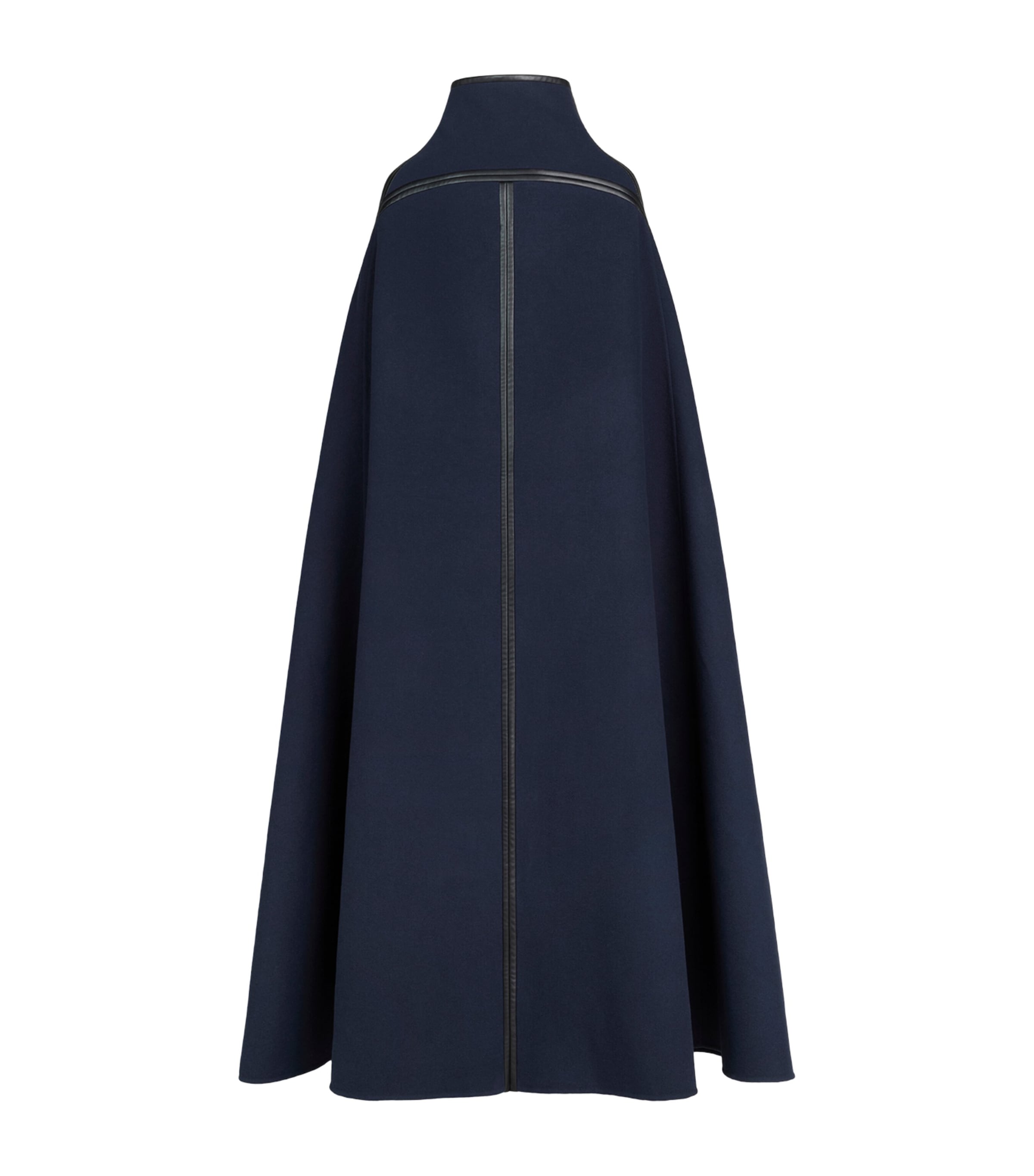 Alaïa Womens Wool Cape Marine Image 4