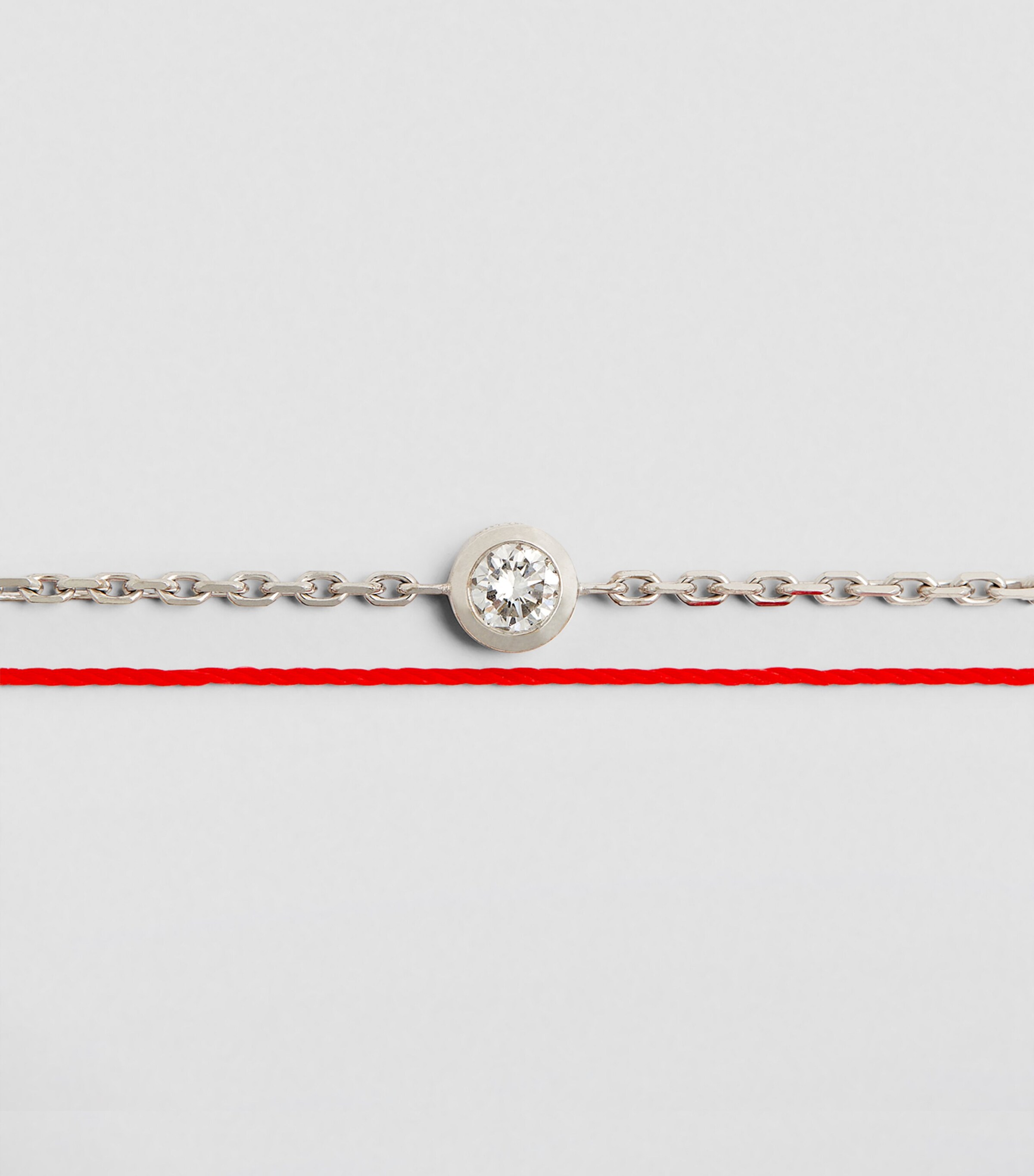Redline White Gold Pure Duo Bracelet Red Image 2