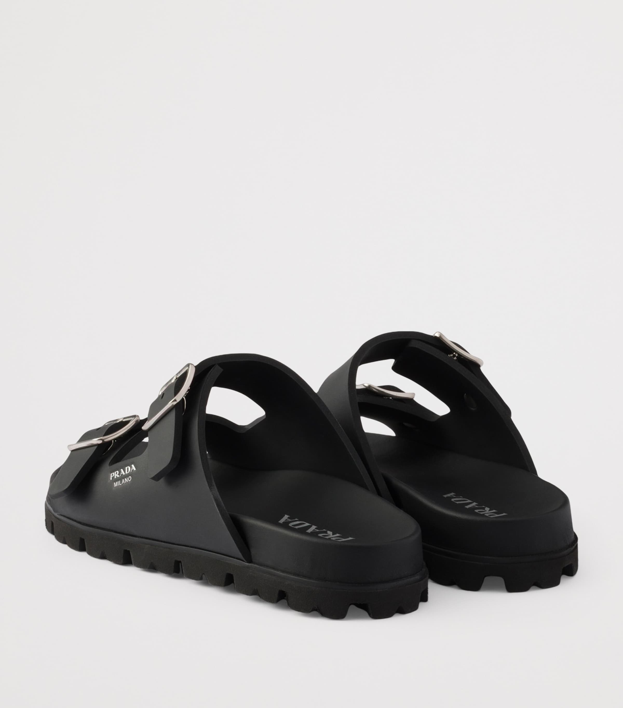 Prada Buckle Slides Image 4