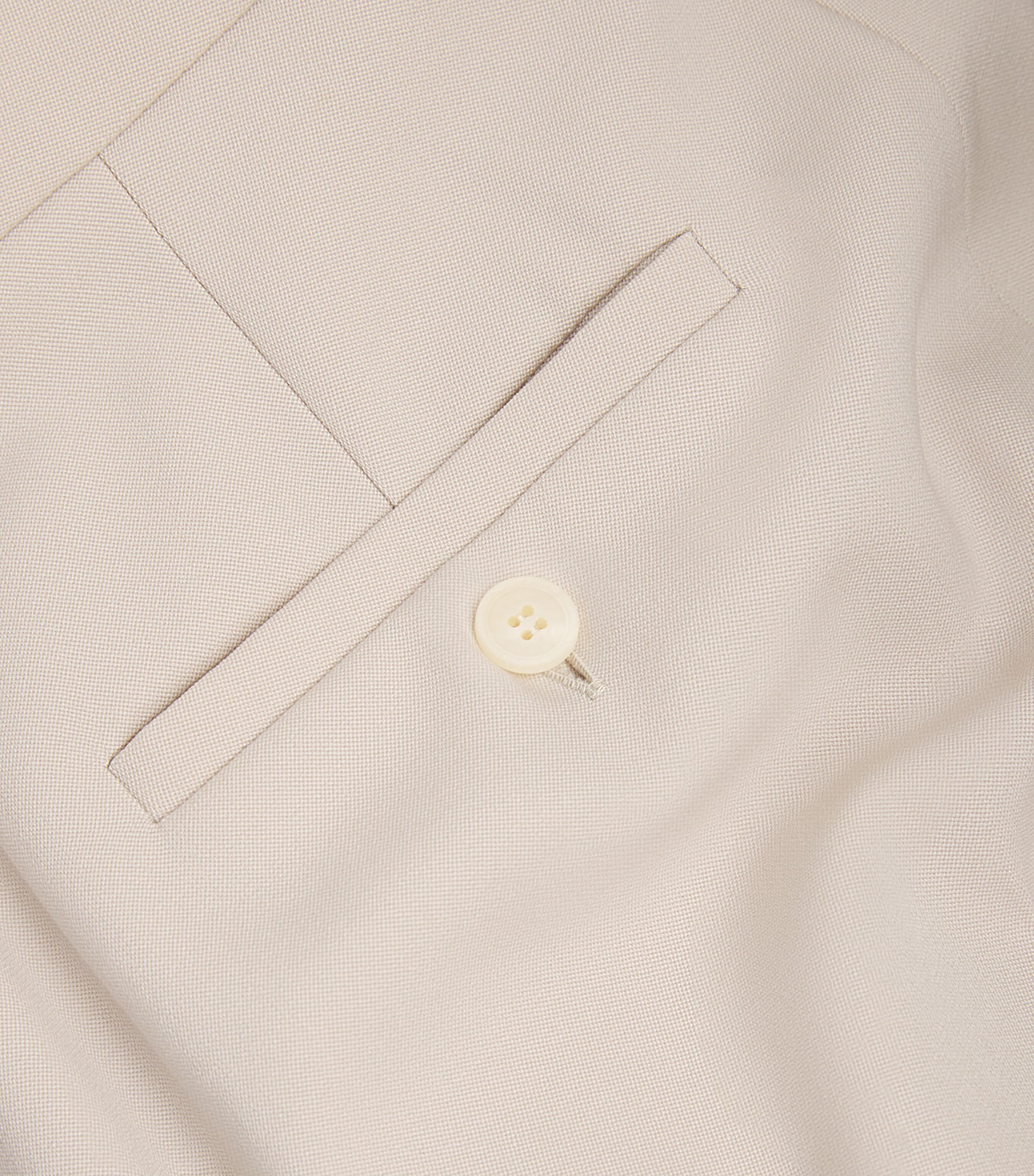 Virgin Wool Sartoriale Straight Tailored Trousers IVORY Image 5