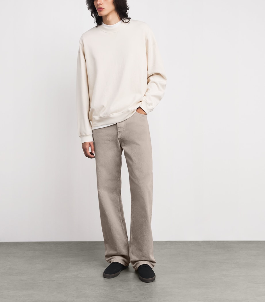 The Row Mens Siouxie Straight Jeans Smoke Grey Image 2