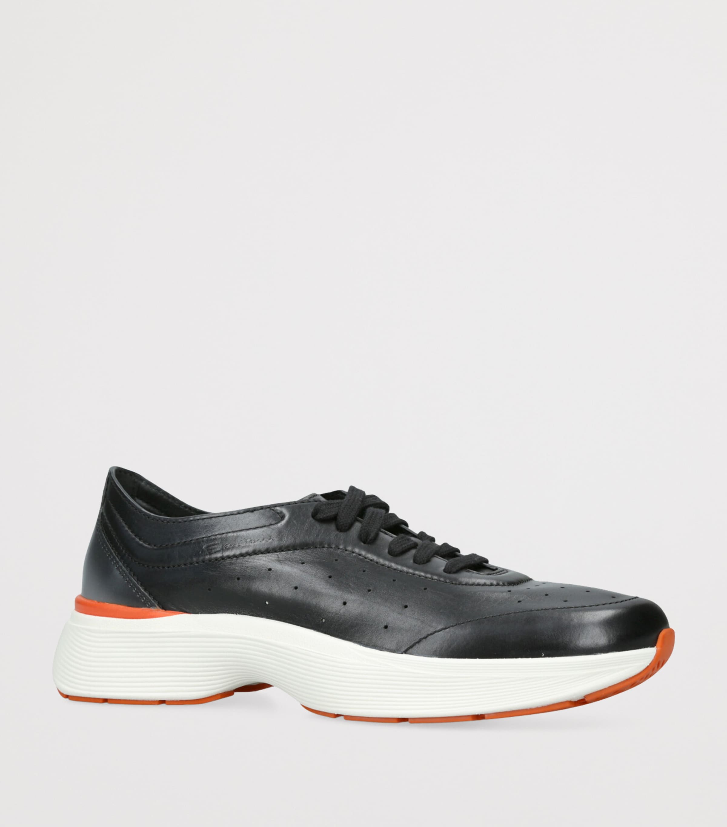 Santoni Leather Easy Bounce Sneakers | Harrods US