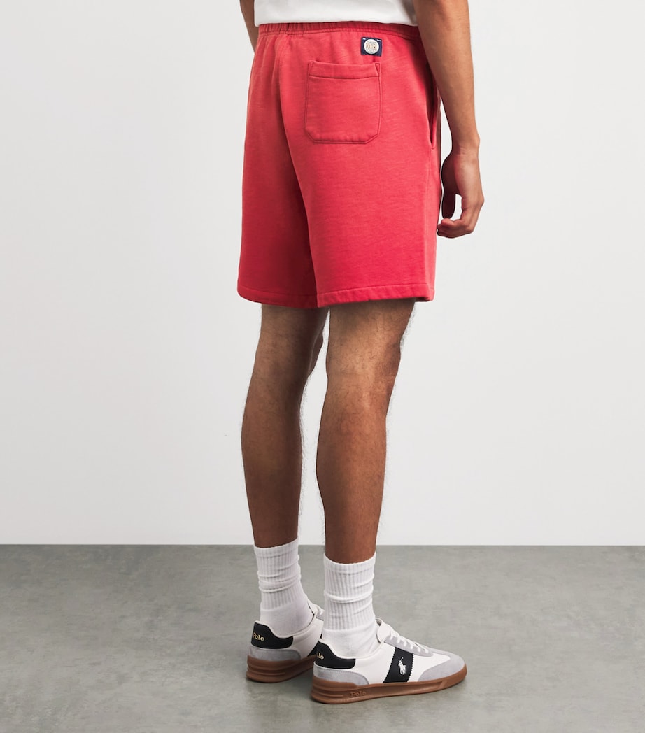 Polo Ralph Lauren Mens x Yankees Cotton Shorts Sunrise Red Image 5