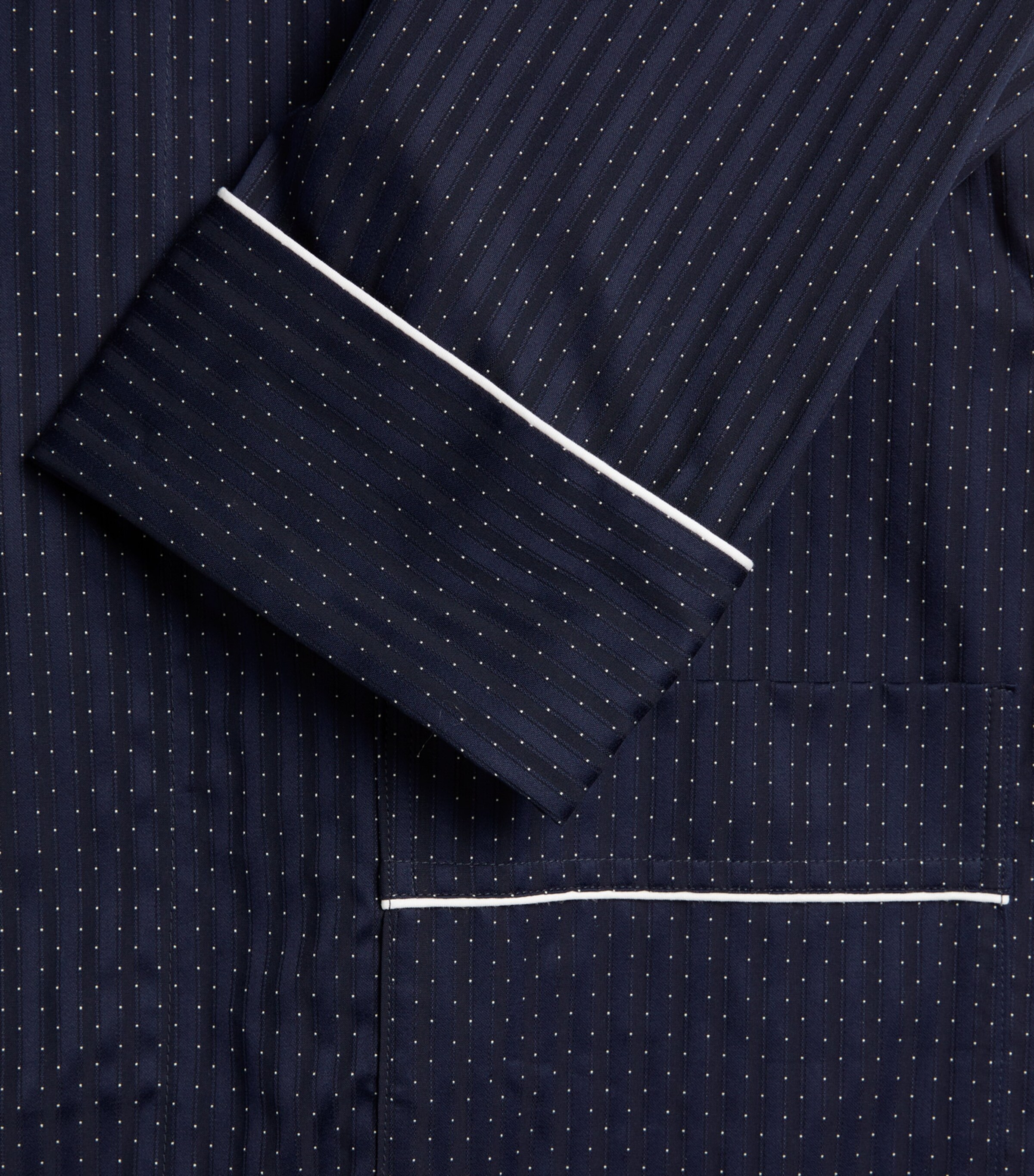 Royal 40 Piped Robe NAVY Image 5