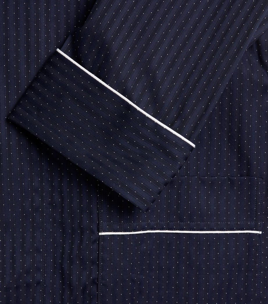 Royal 40 Piped Robe NAVY Image 5
