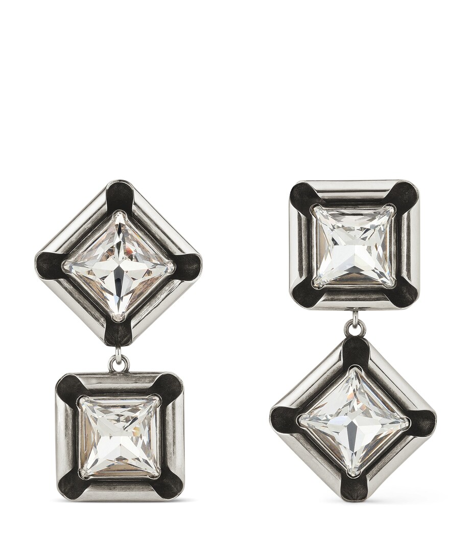 Givenchy Deconstructed Earrings Antic Silvery Image 1