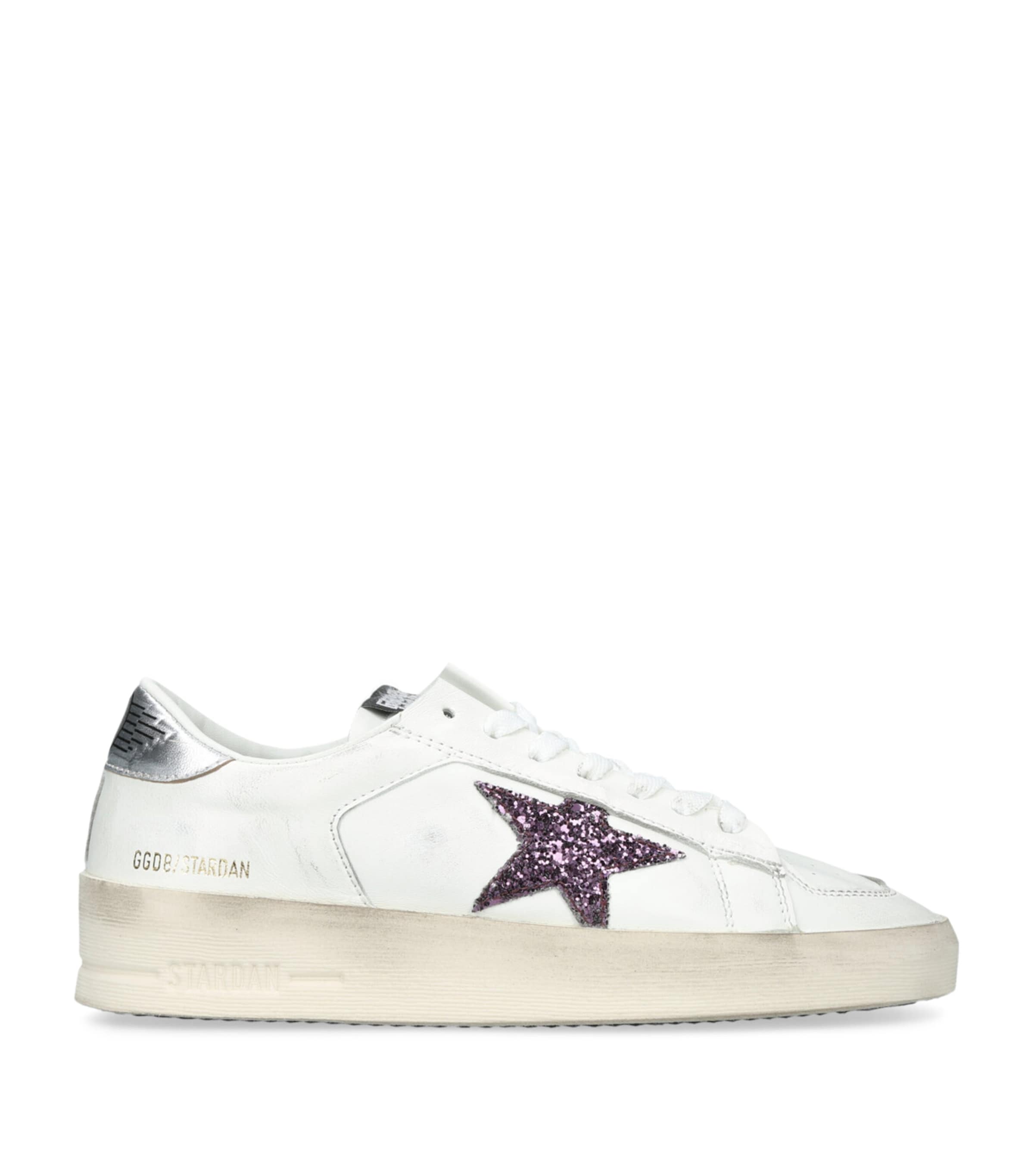 Golden Goose Leather Stardan Sneakers White/comb Image 1