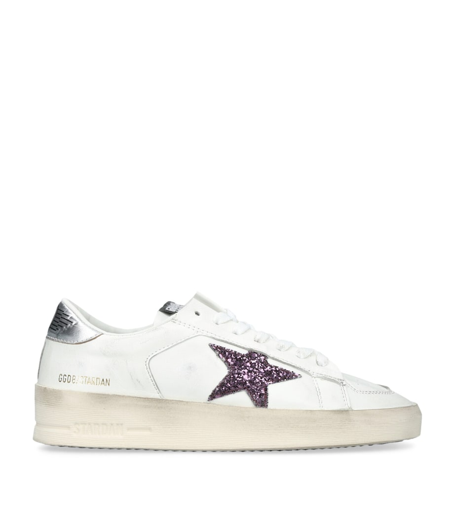 Golden Goose Leather Stardan Sneakers White/comb Image 1
