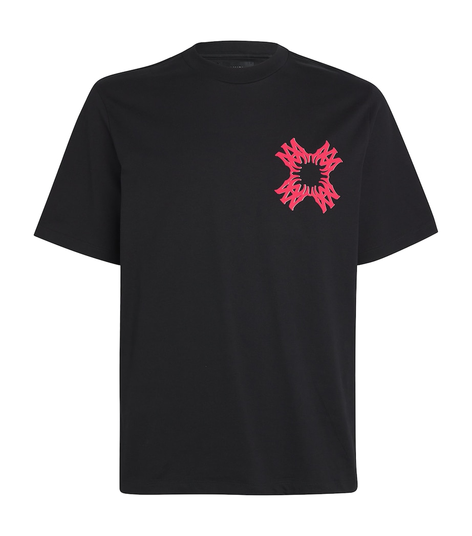 AMIRI Mens Cotton Logo T-Shirt Black Image 1