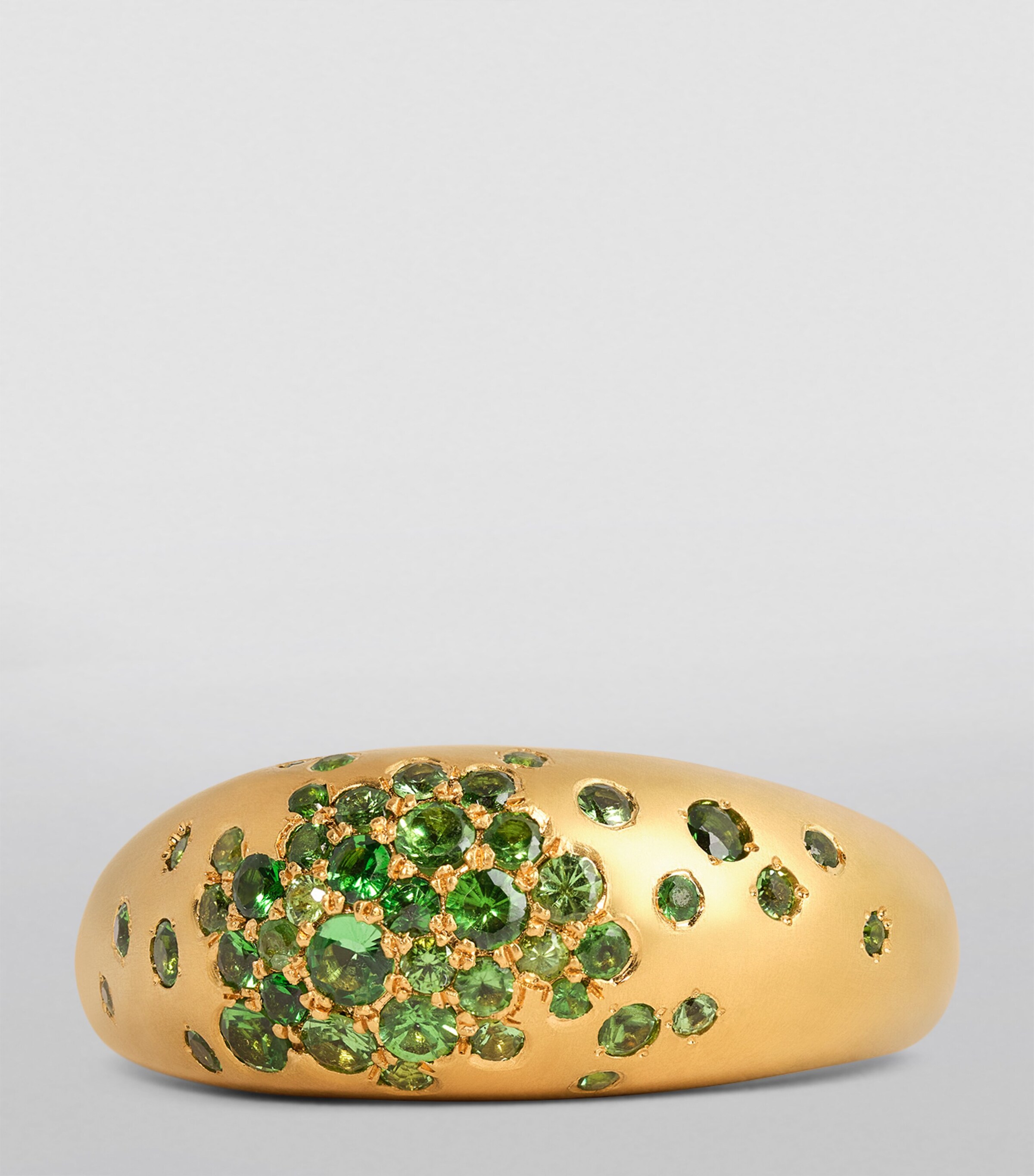 Big Yellow Gold and Tsavorite My Muse Urban Ring YELLOW GOLD Image 4