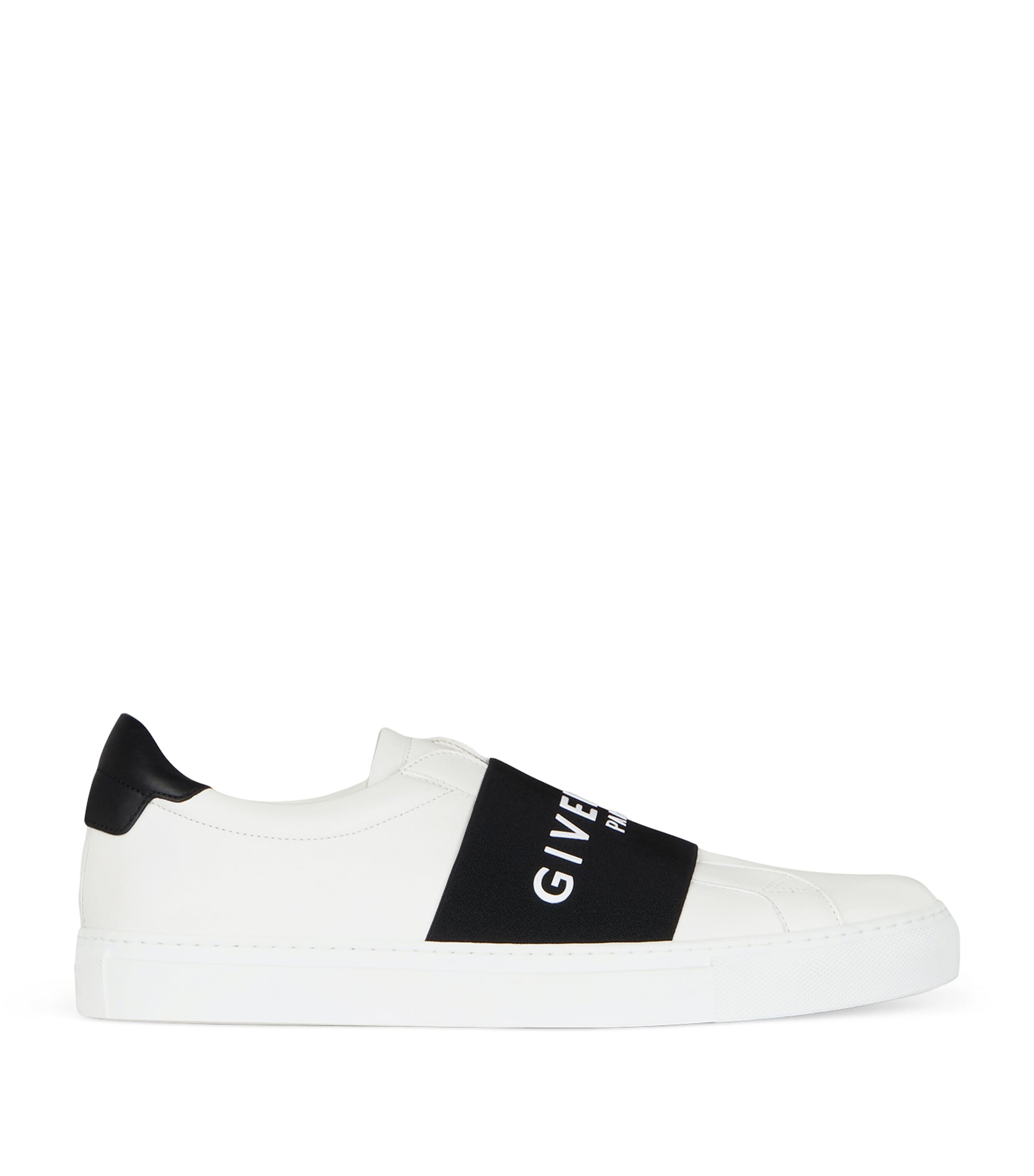 Givenchy Leather Low-Top Sneakers White/black Image 1