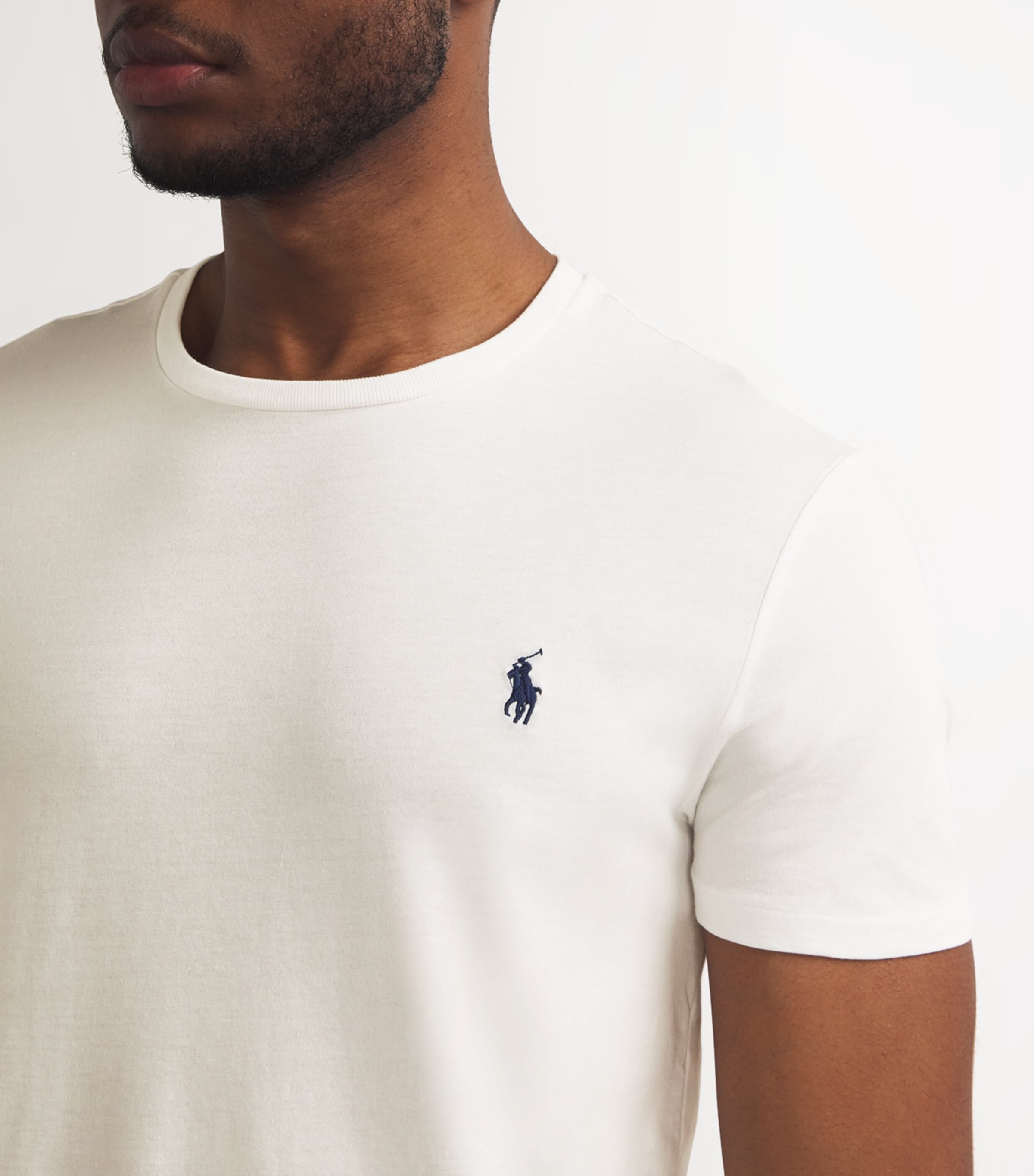 Cotton Logo T-Shirt WHITE Image 9