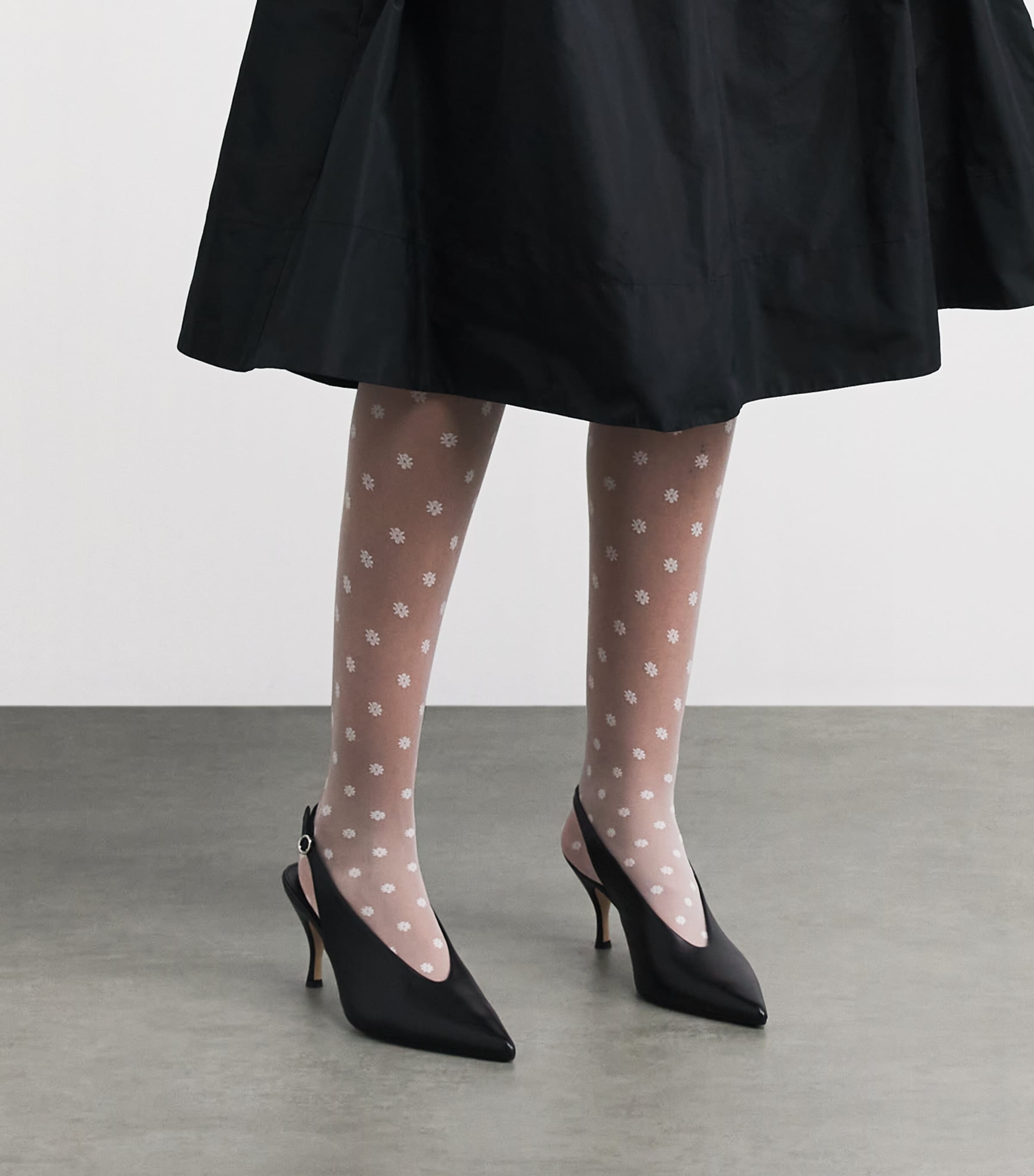 Wolford Womens Daisy Tights White Whit Image 3