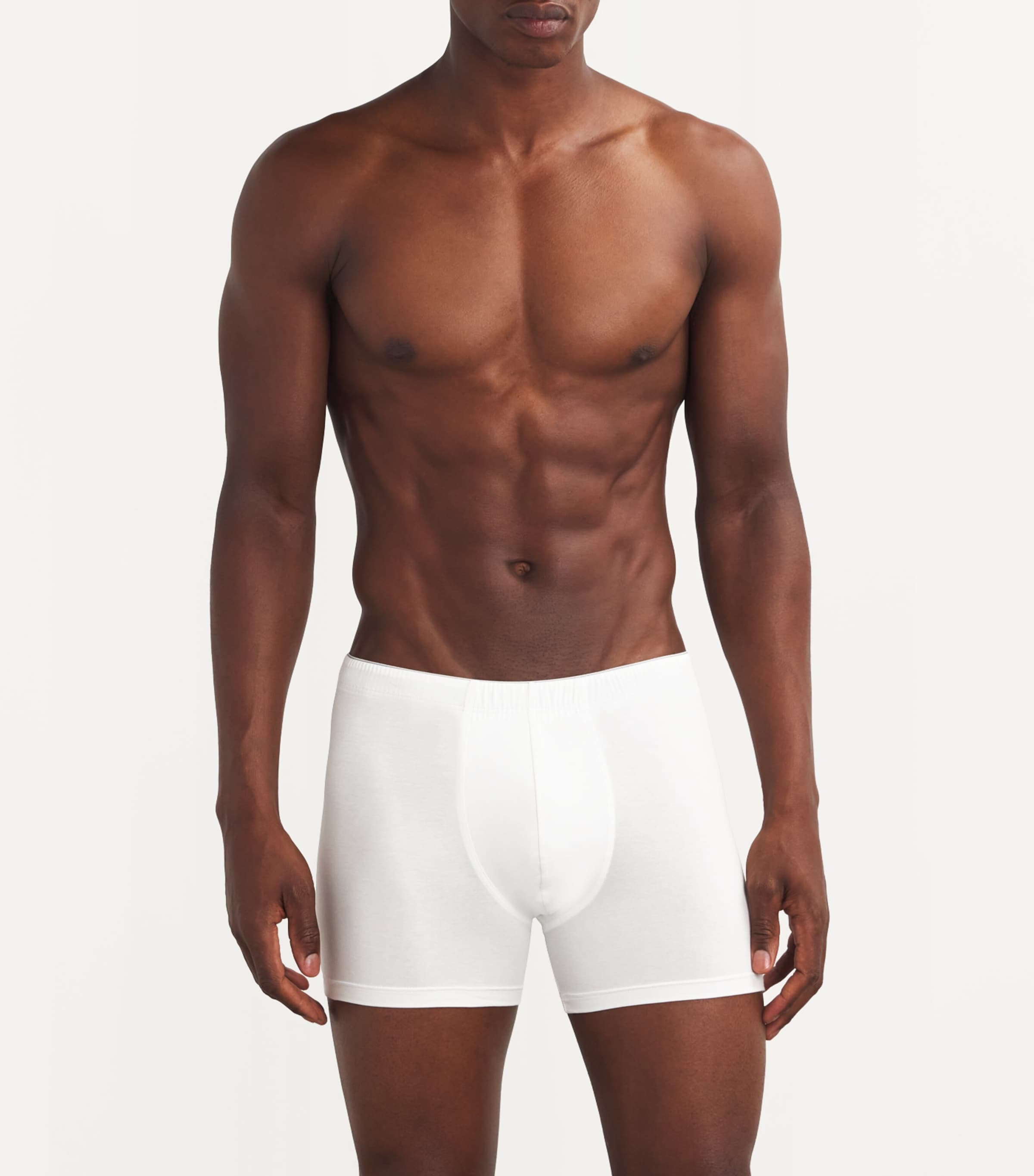 Cotton Superior Boxer Briefs WHITE Image 2