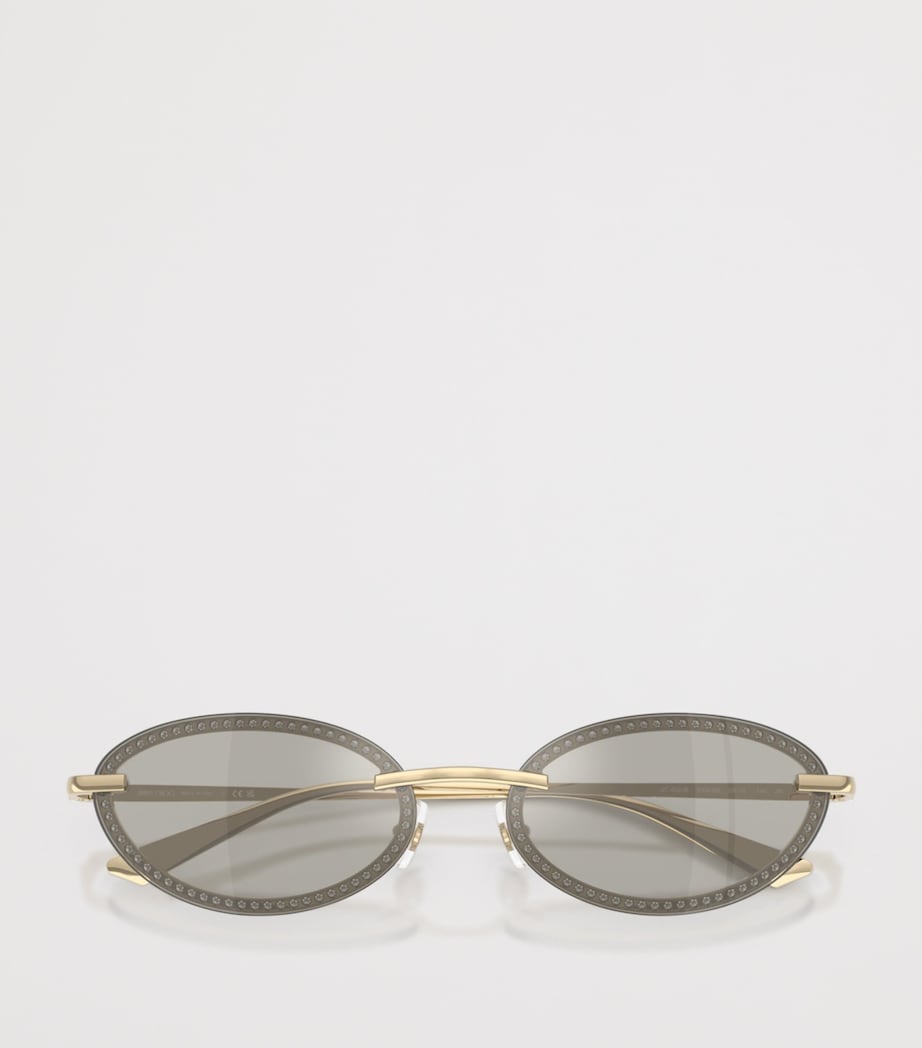 Jimmy Choo Oval Sunglasses Image 5