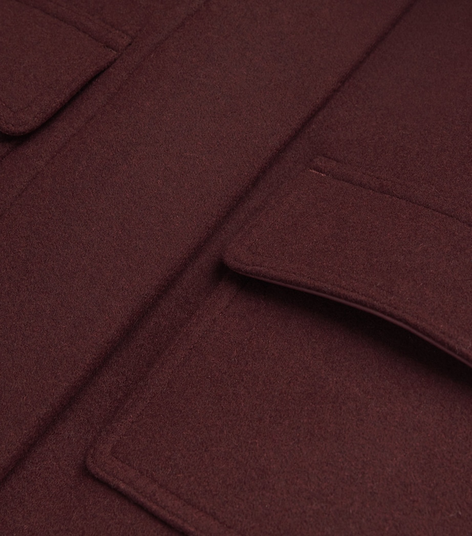 Wool-Alpaca-Cashmere Gilet CHERRY Image 4