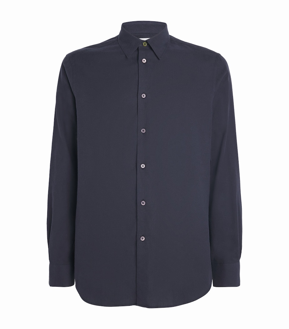 Brushed Cotton Shirt 76_SLATE Image 1