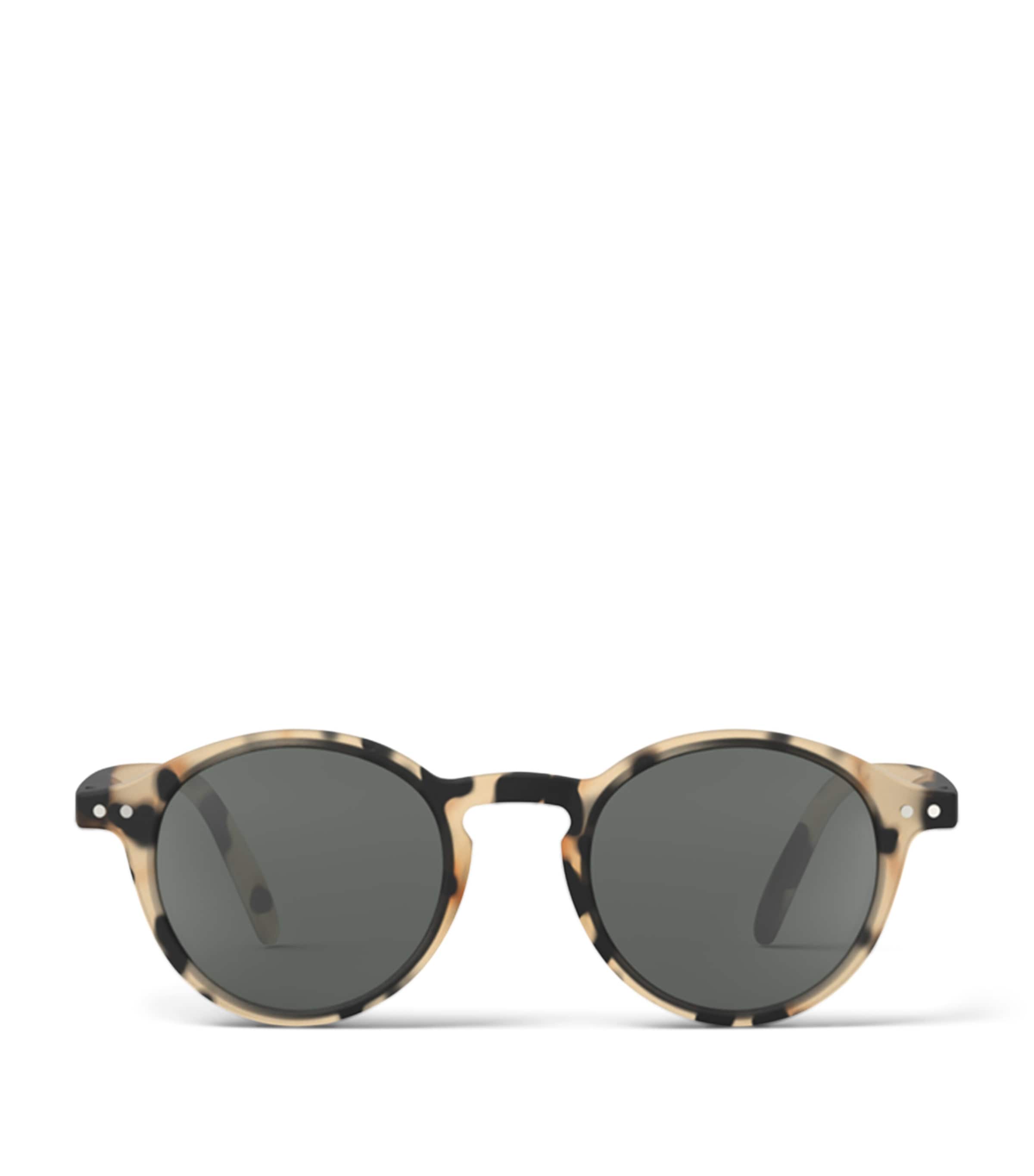 IZIPIZI KIDS #d Round Sunglasses (7-11 Years) Light Tortoise Image 1