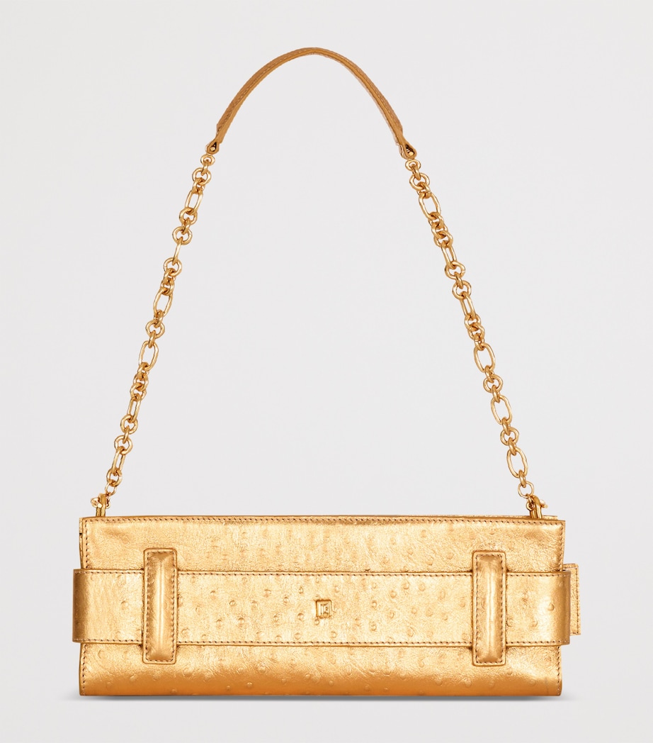 Leather Anthem Clutch Bag 1KA OR Image 7