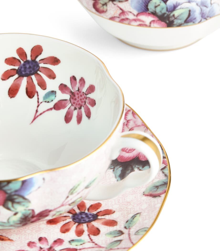 Bone China Cuckoo Tea For One Teapot Set MULTI Image 6