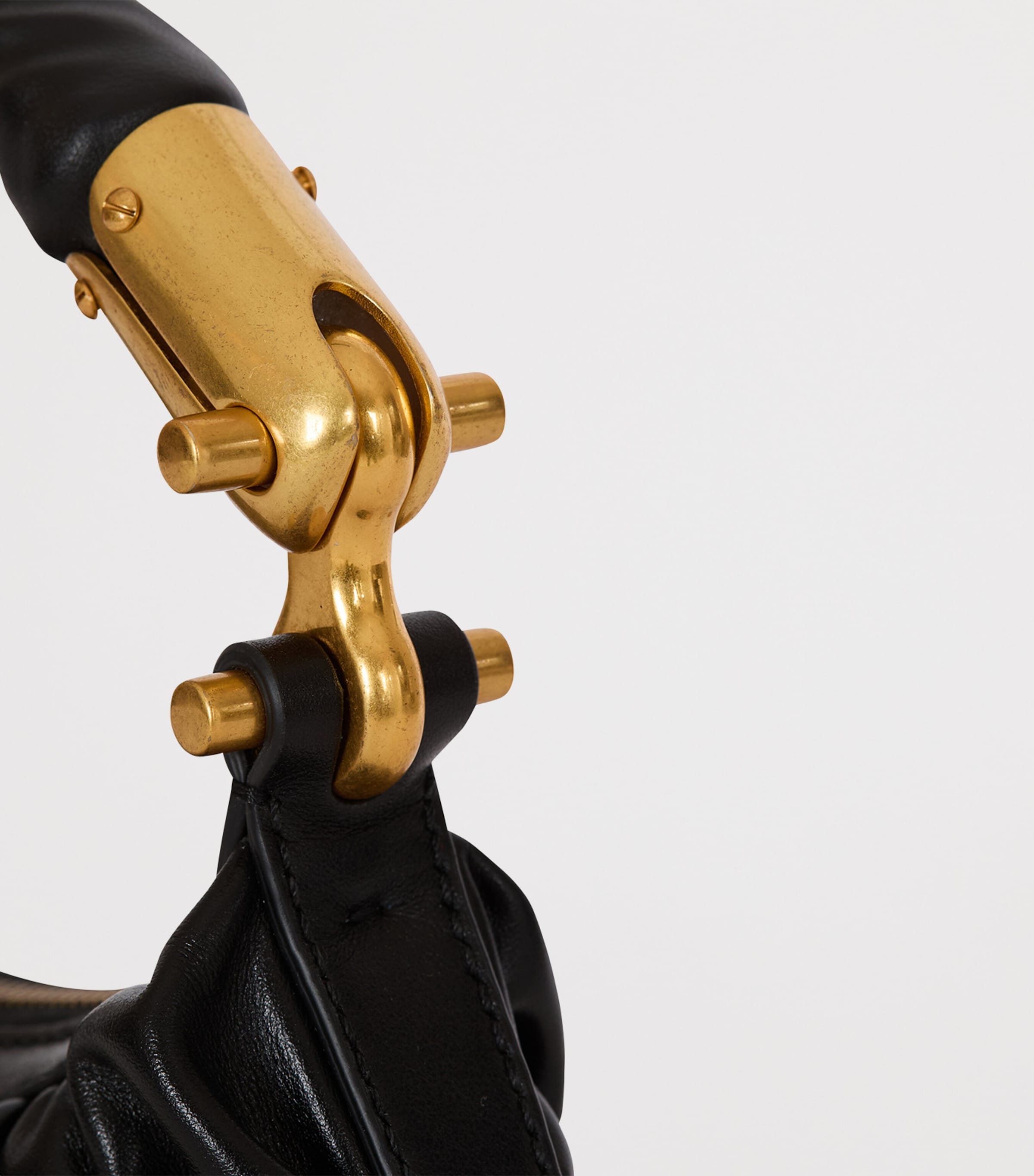 Mini Leather Ebene Top-Handle Bag 0PA NOIR Image 8