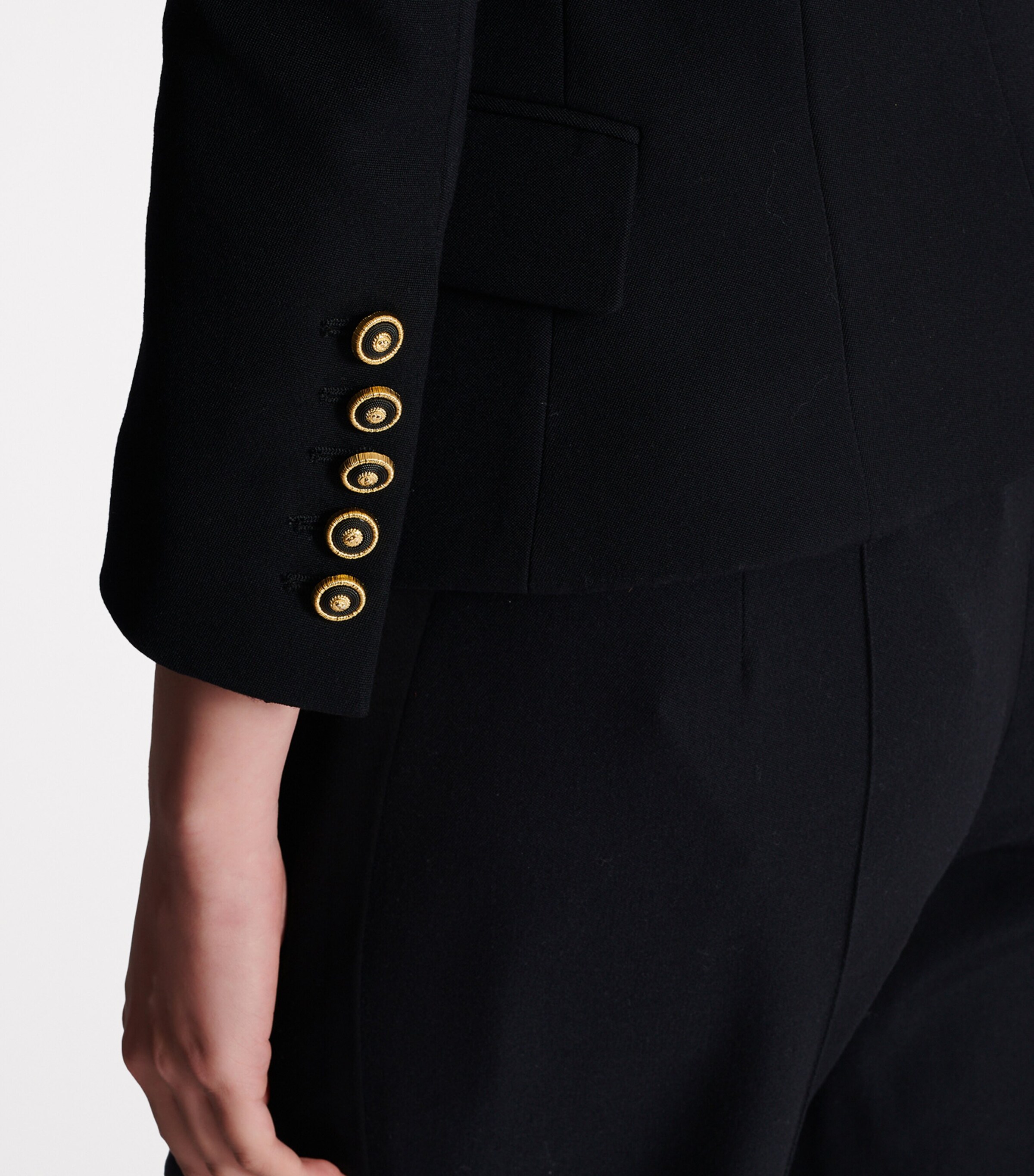 Virgin Wool Blazer 0PA NOIR Image 8