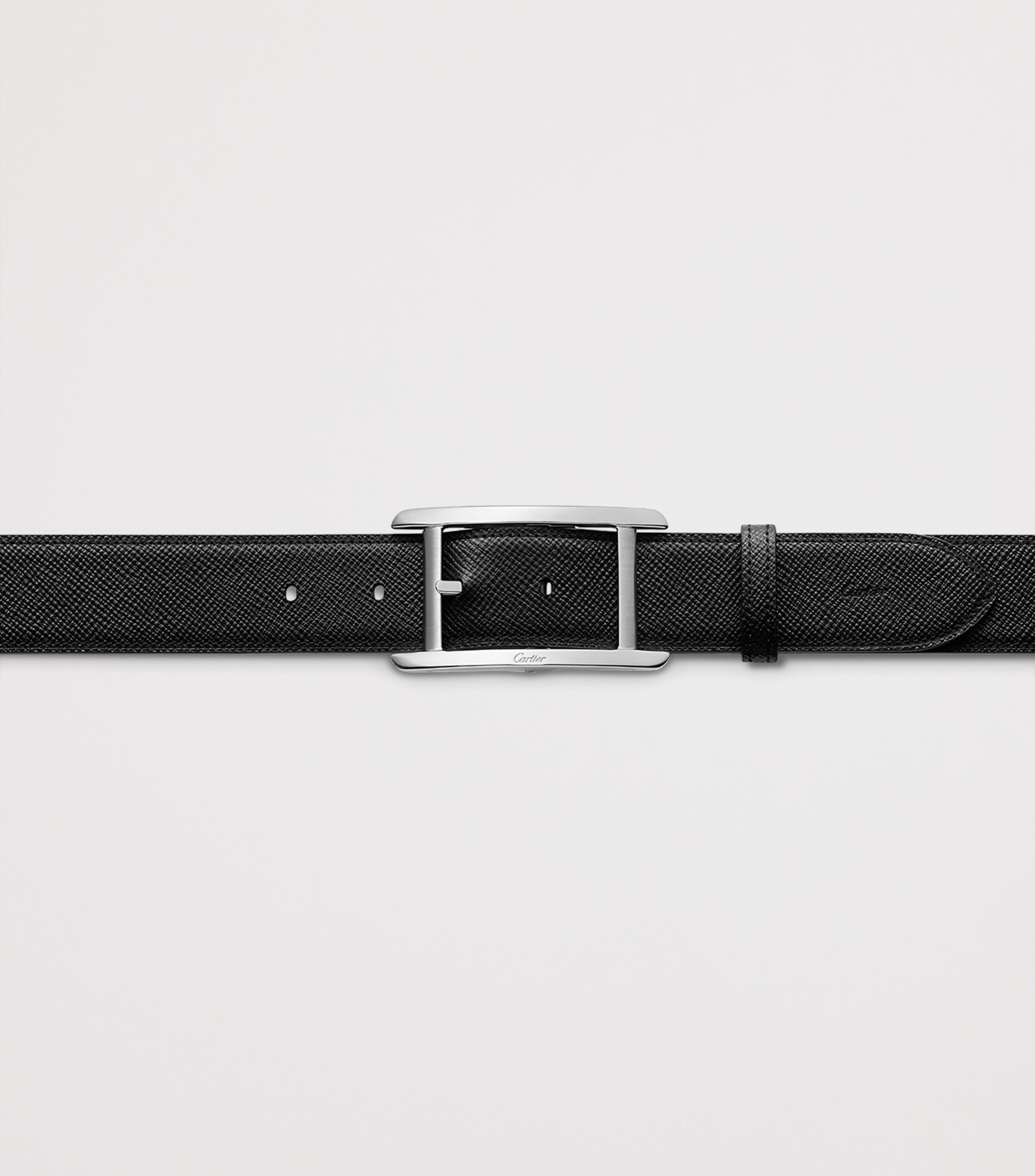 Cartier Leather Reversible Tank de Cartier Belt Black Image 4