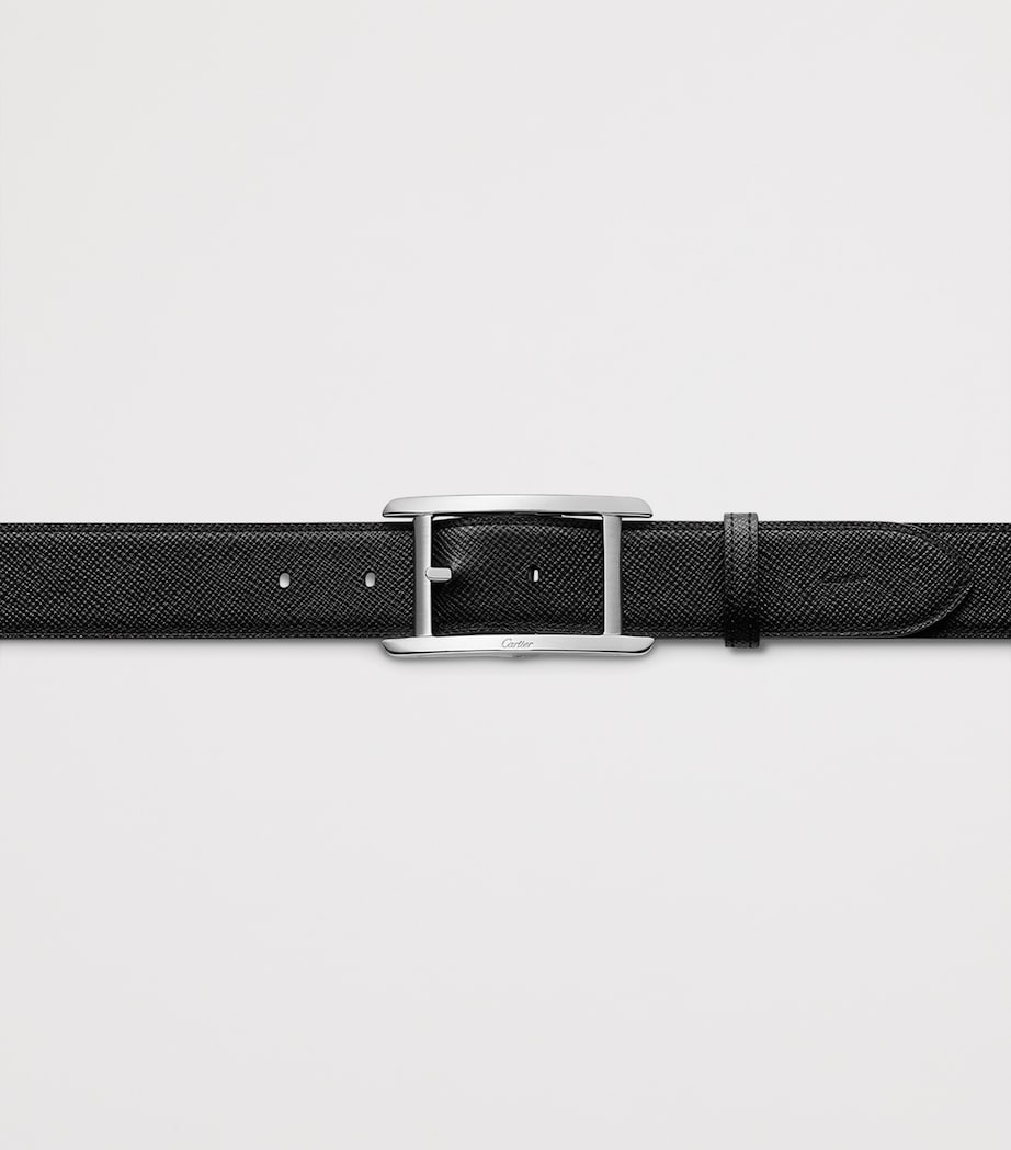 Cartier Leather Reversible Tank de Cartier Belt Black Image 4