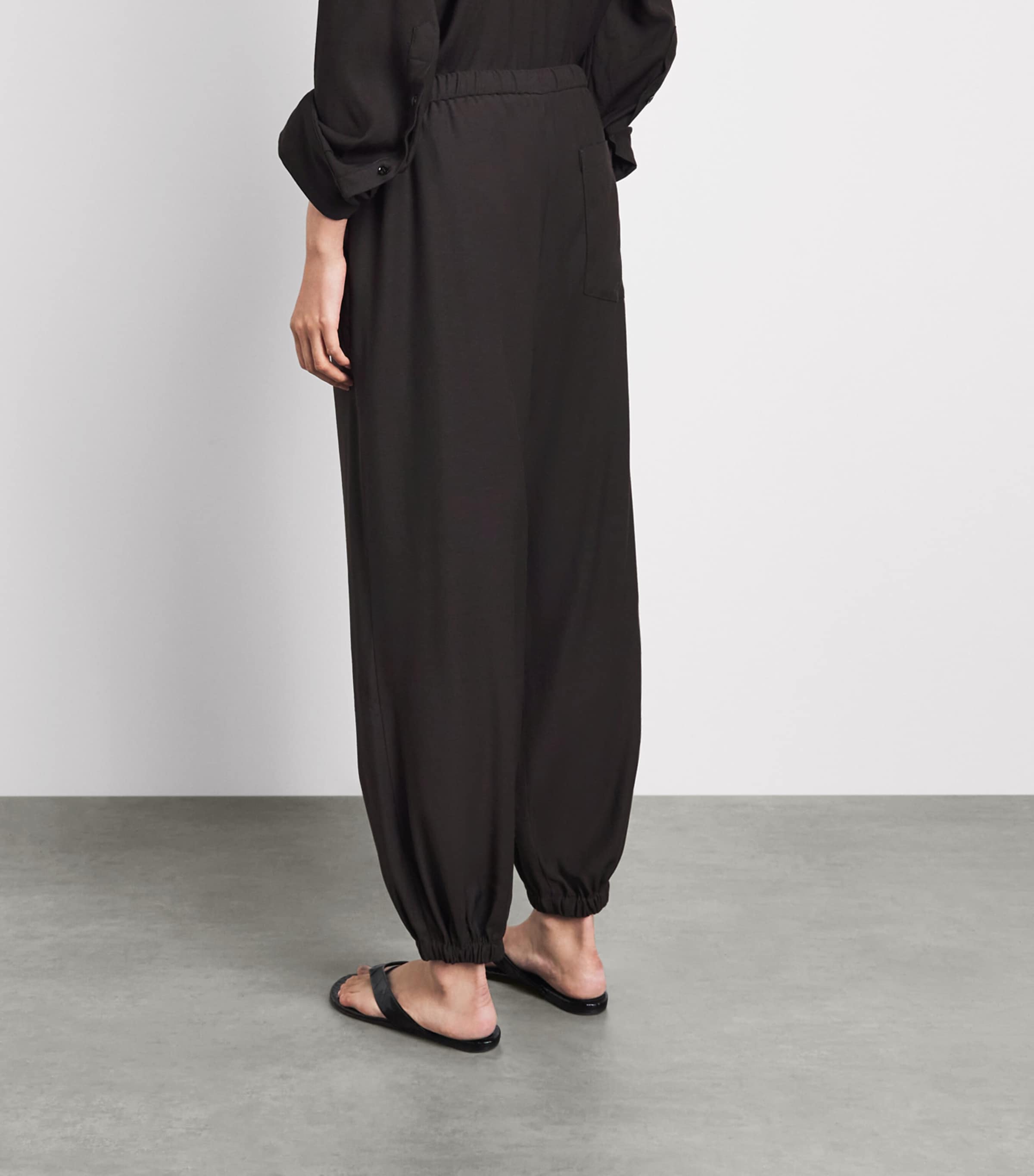 Citizens of Humanity Womens Bubble Drawstring Trousers Brown Image 5