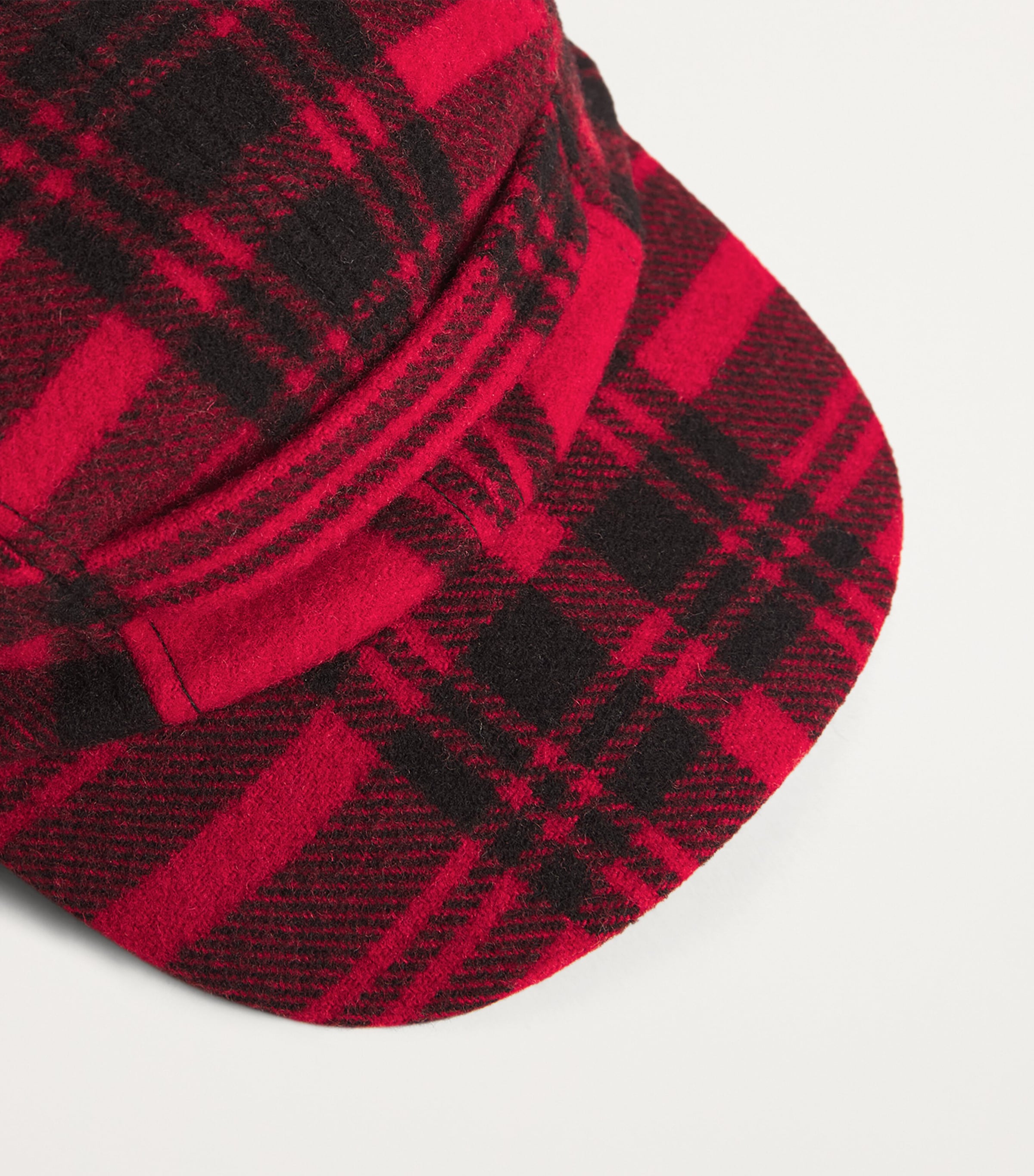 Polo Ralph Lauren Wool Blend Check Hunting Cap Harrods UK