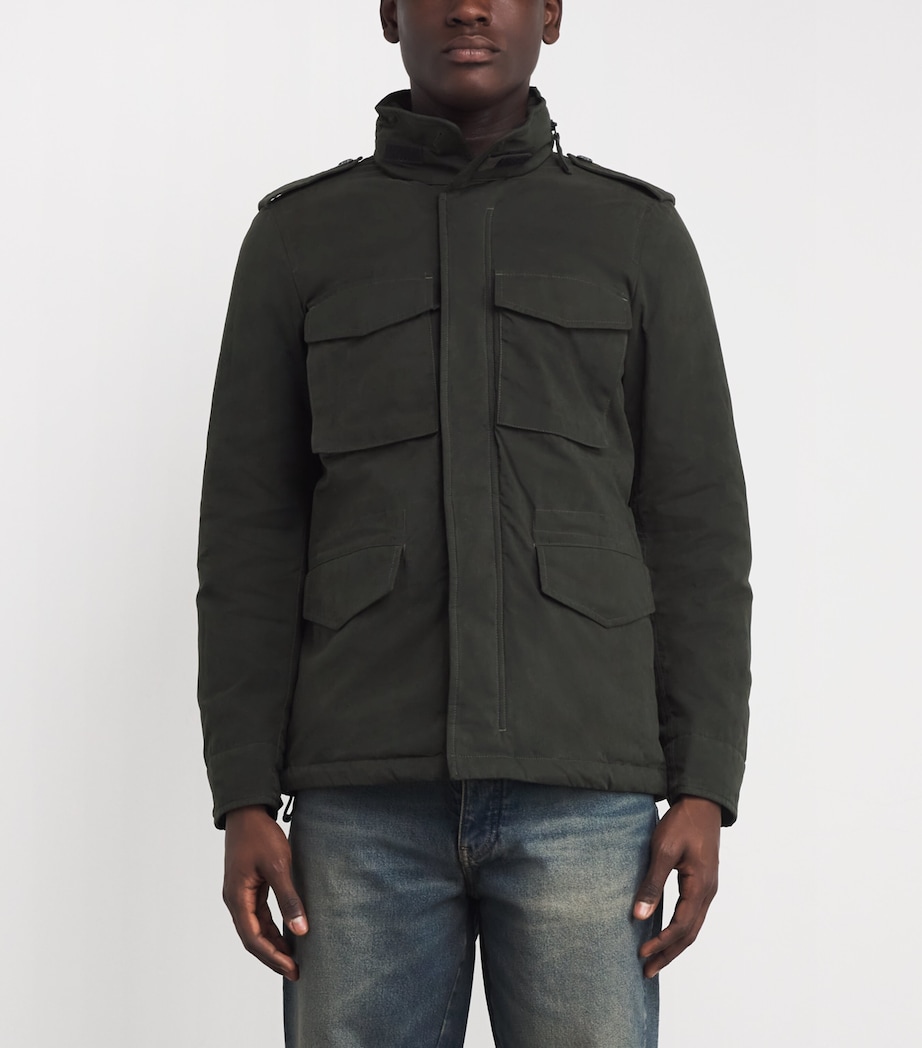 Canvas Water-Resistant Field Jacket 01017 - VERDONEGREEN Image 3