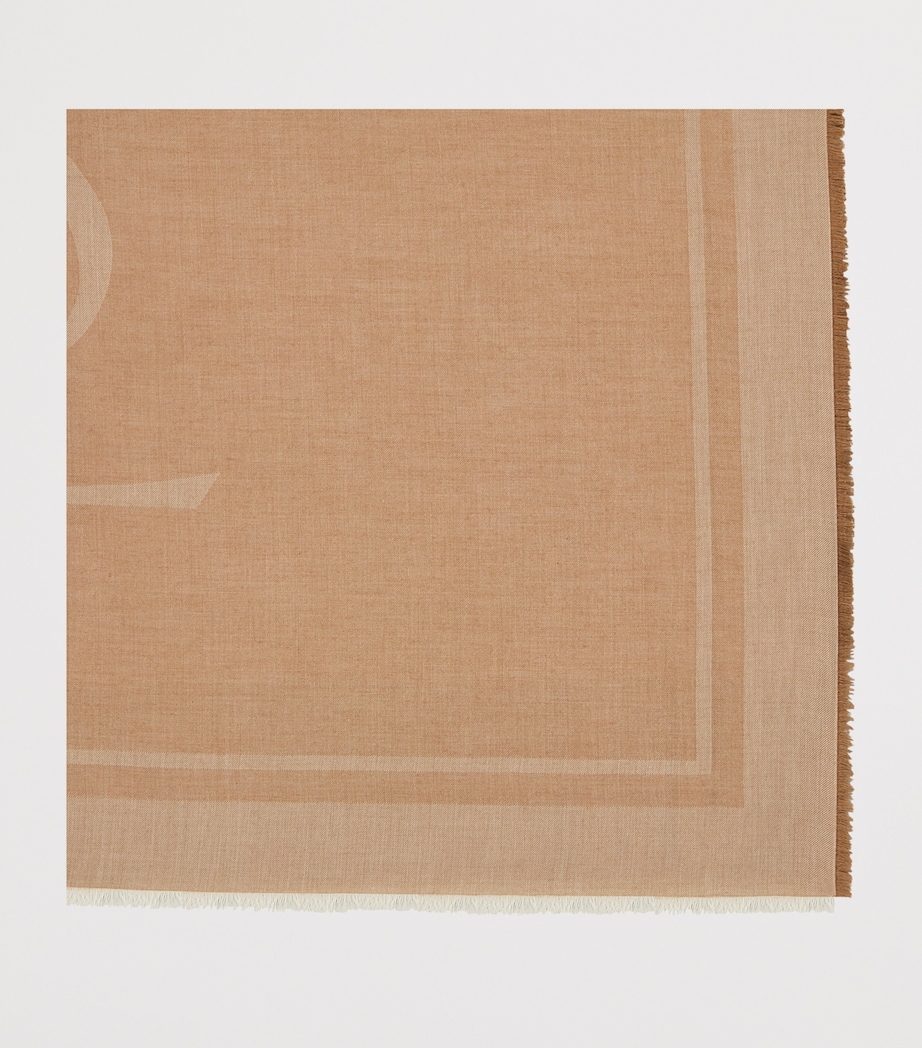 Saint Laurent Cashmere-Silk Cassandre Scarf Image 2